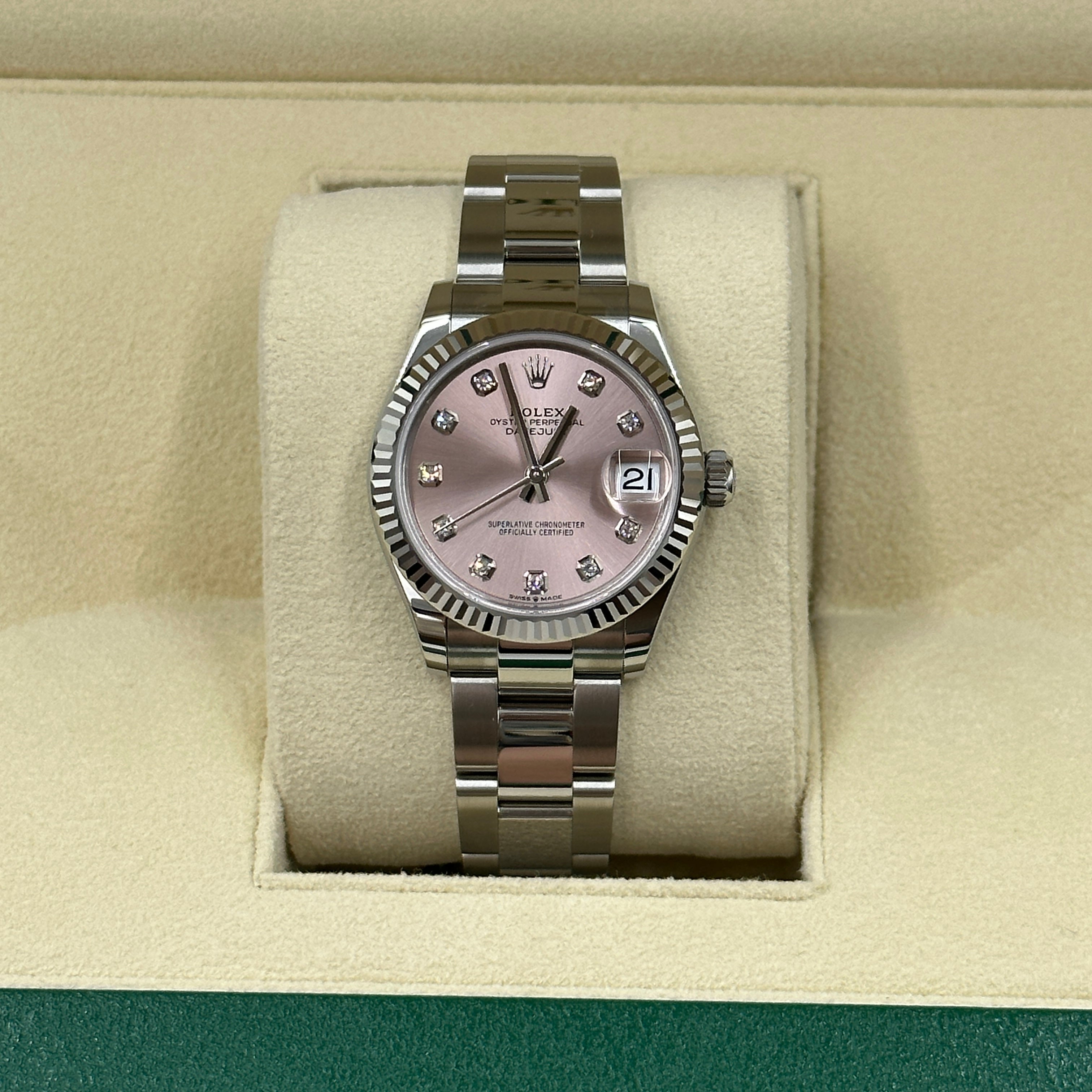 Rolex Datejust 31 278274G Pink Oyster
