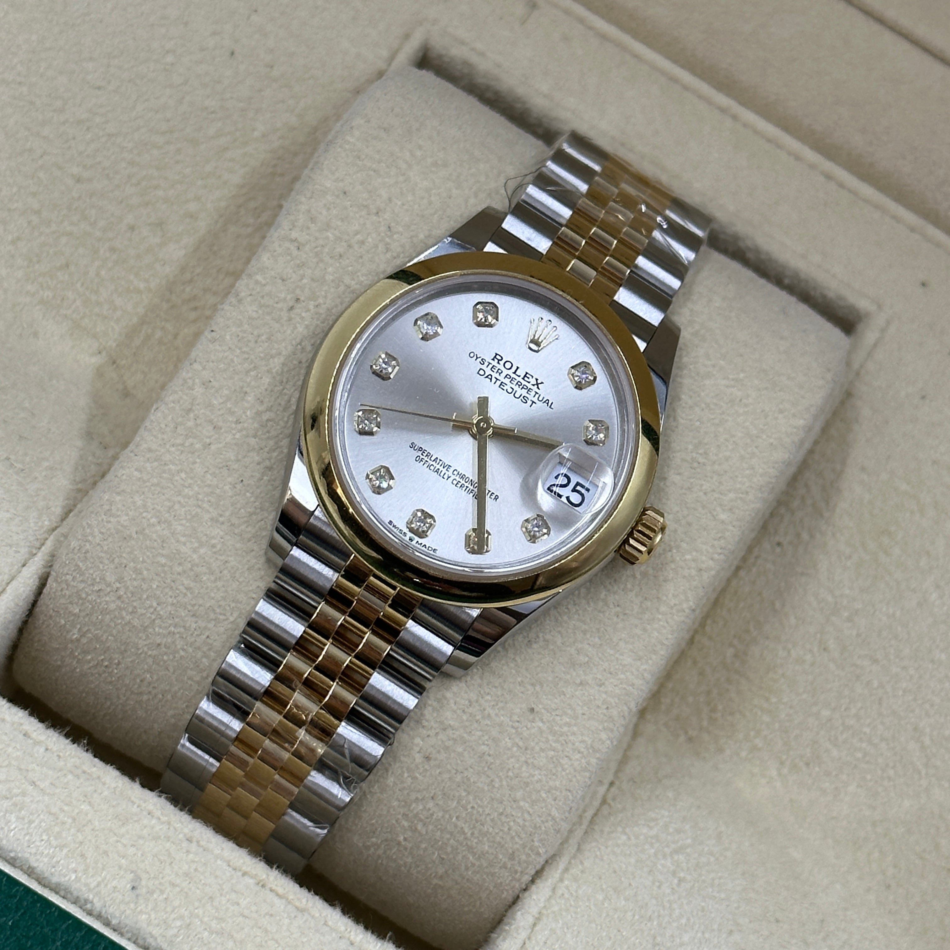 Rolex Datejust 31 278243G Silver Diamond Jubilee