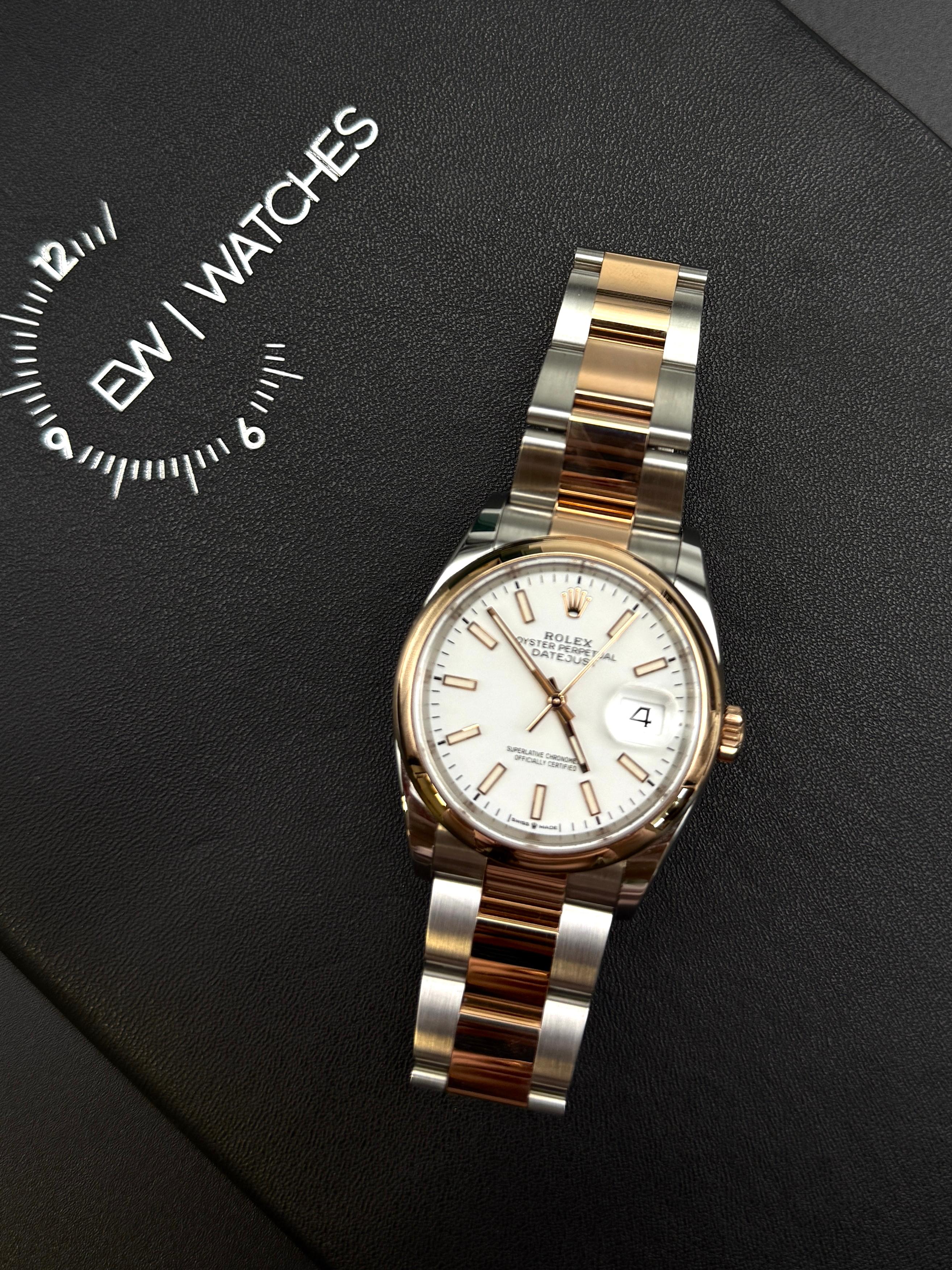 Rolex Datejust 36mm 126201 White Index OYS