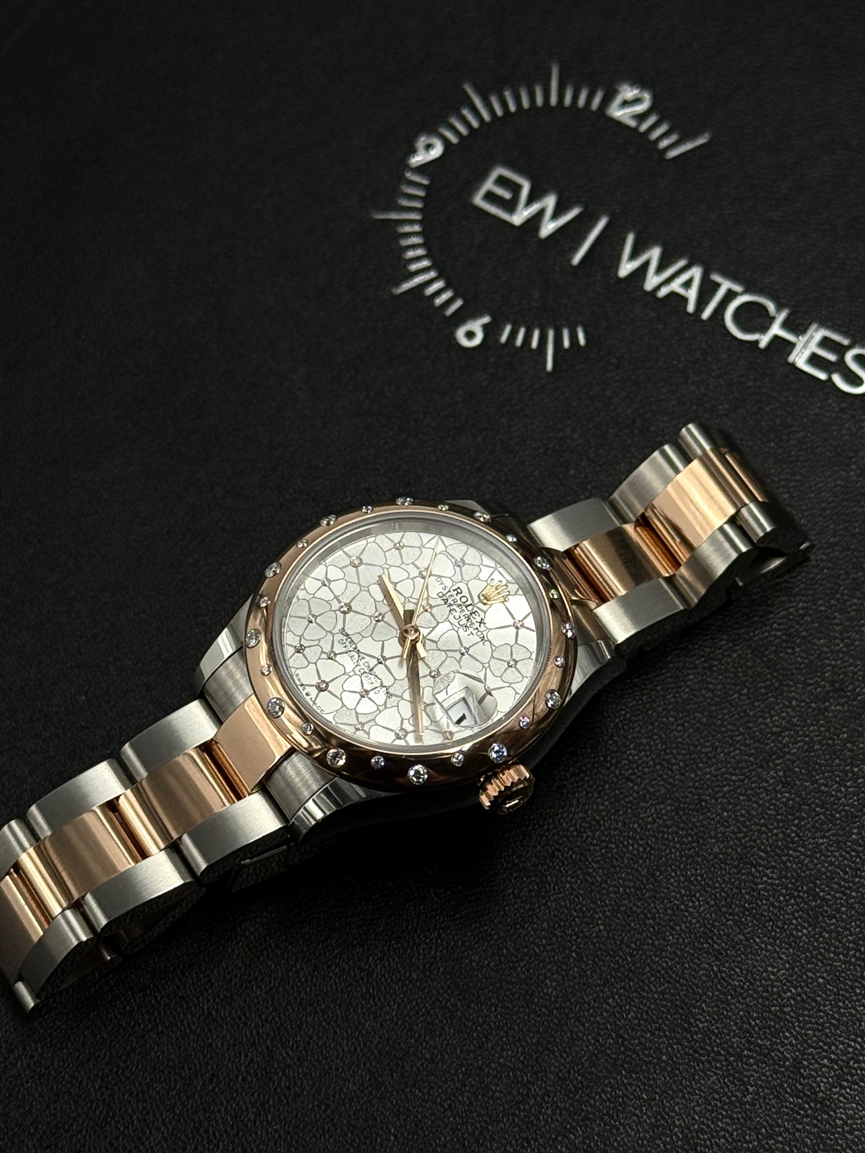 Rolex Datejust 31 278341RBR Silver Flower Oyster 2025