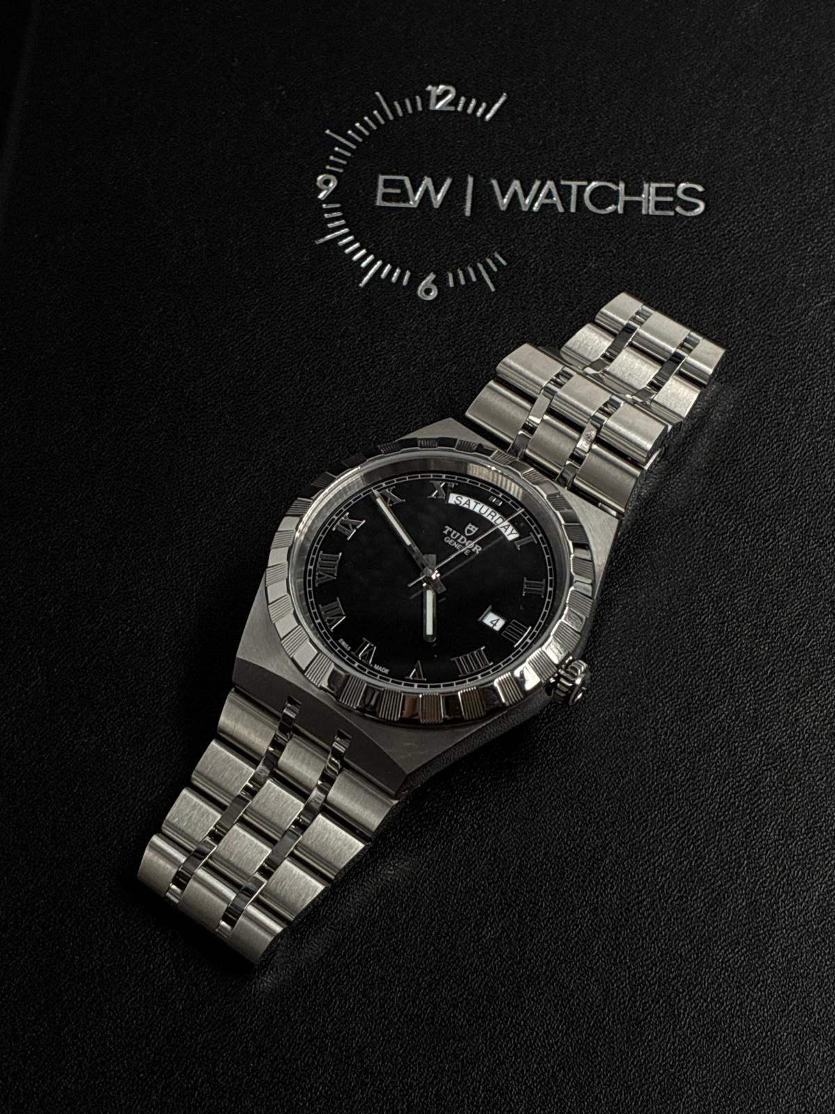 Tudor Royal M28600-0003 Black Roman