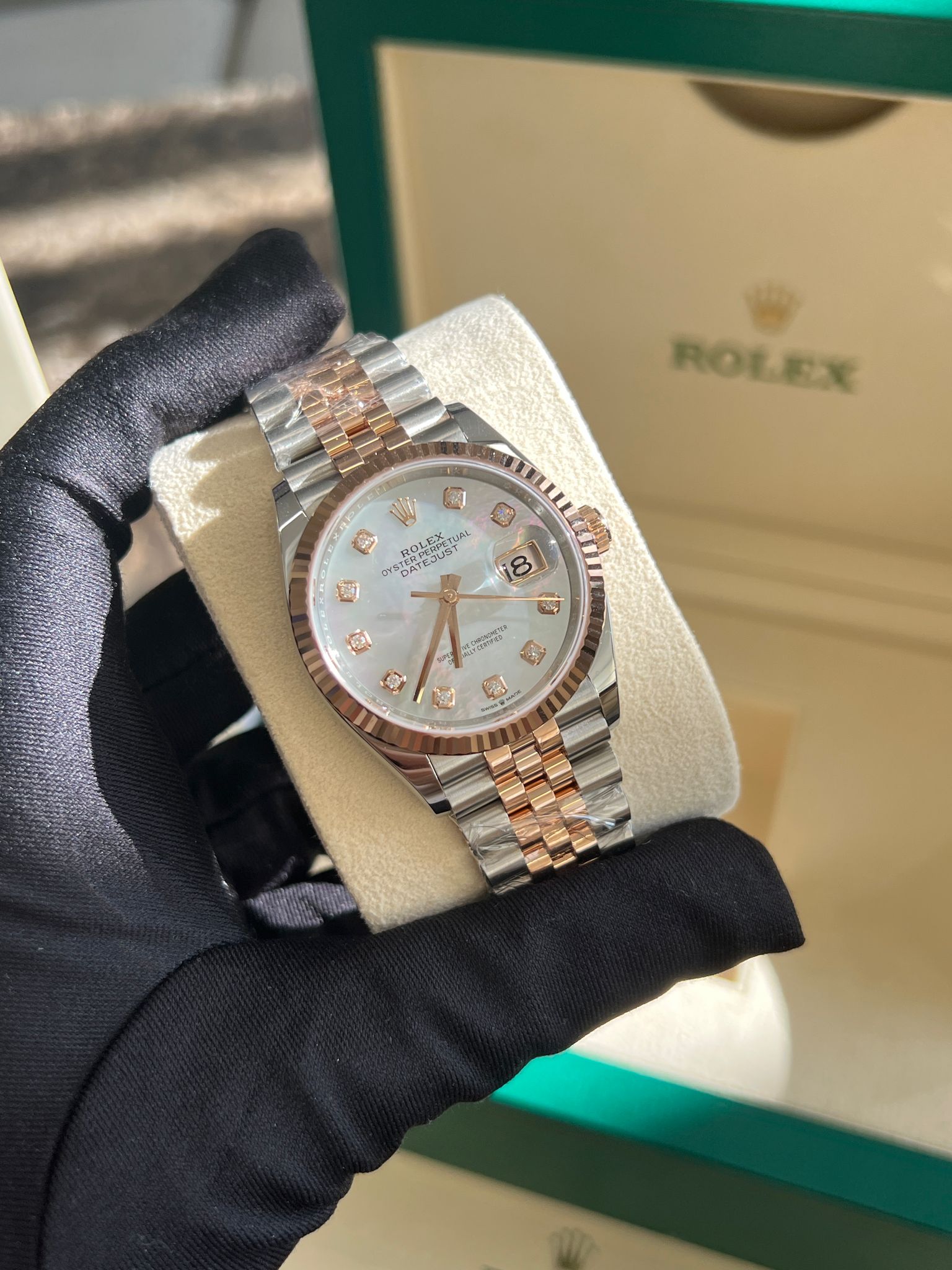 Rolex Datejust 36 126231Ng Weißes Jubiläum 2025