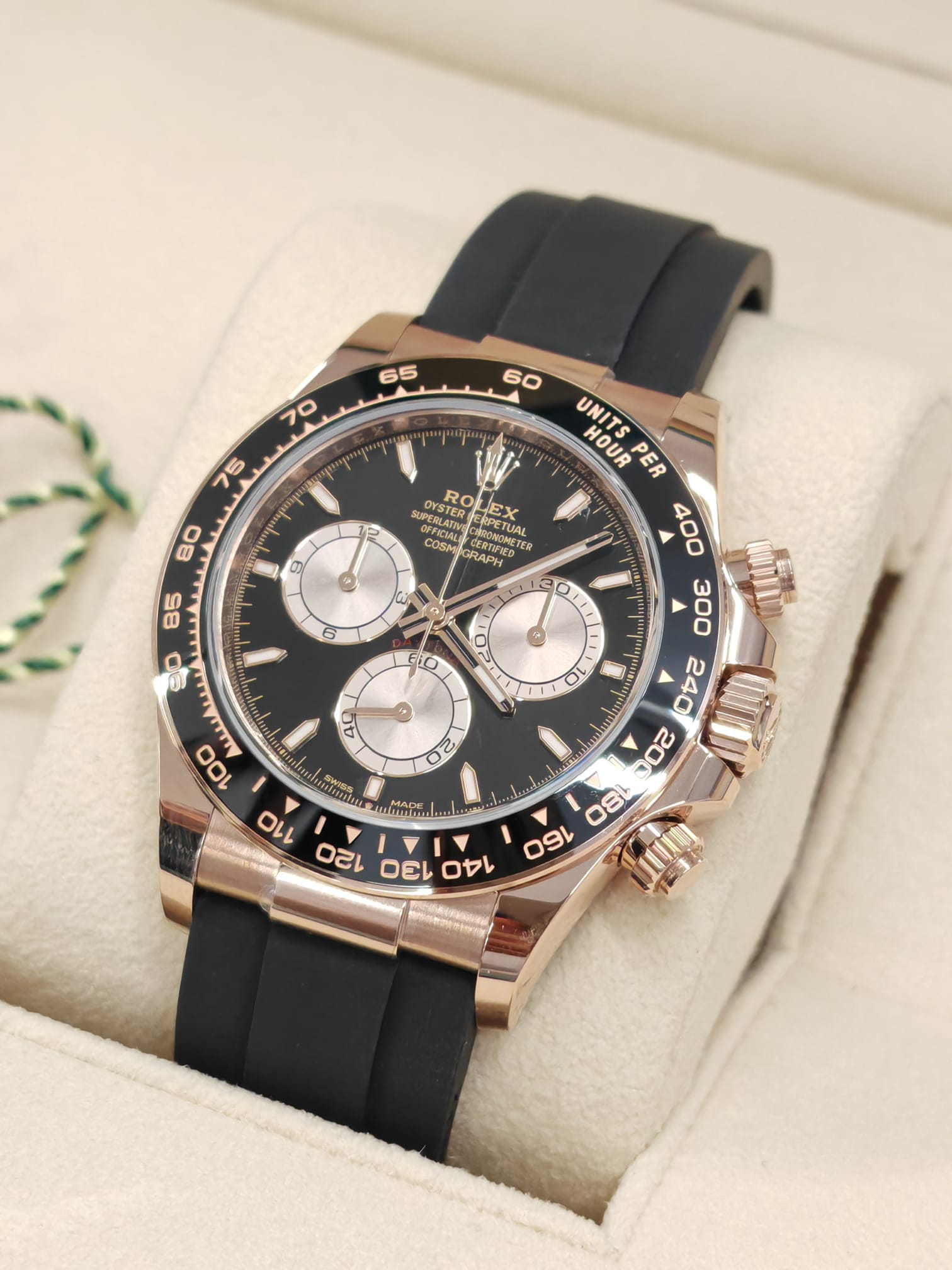 Rolex Cosmograph Daytona 126515 Hellschwarz und Sundust