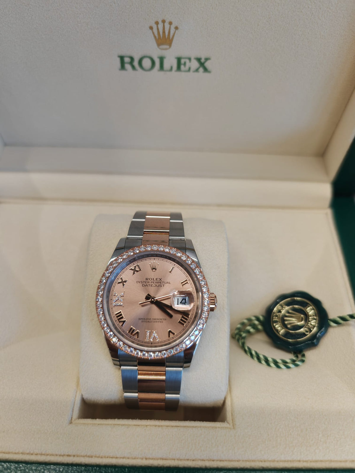 Rolex Datejust 36 126281RBR VIIX Pink Roman Dial Oyster 126281RBR-0016 2026