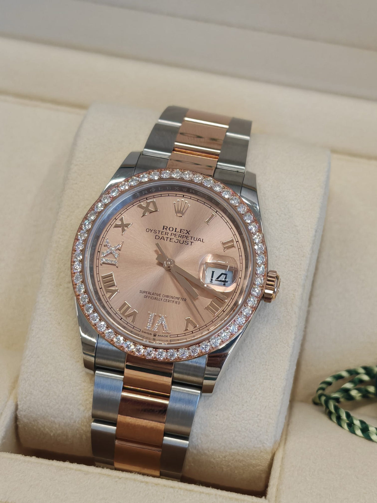 Rolex Datejust 36 126281RBR VIIX Pink Roman Dial Oyster 126281RBR-0016 2026