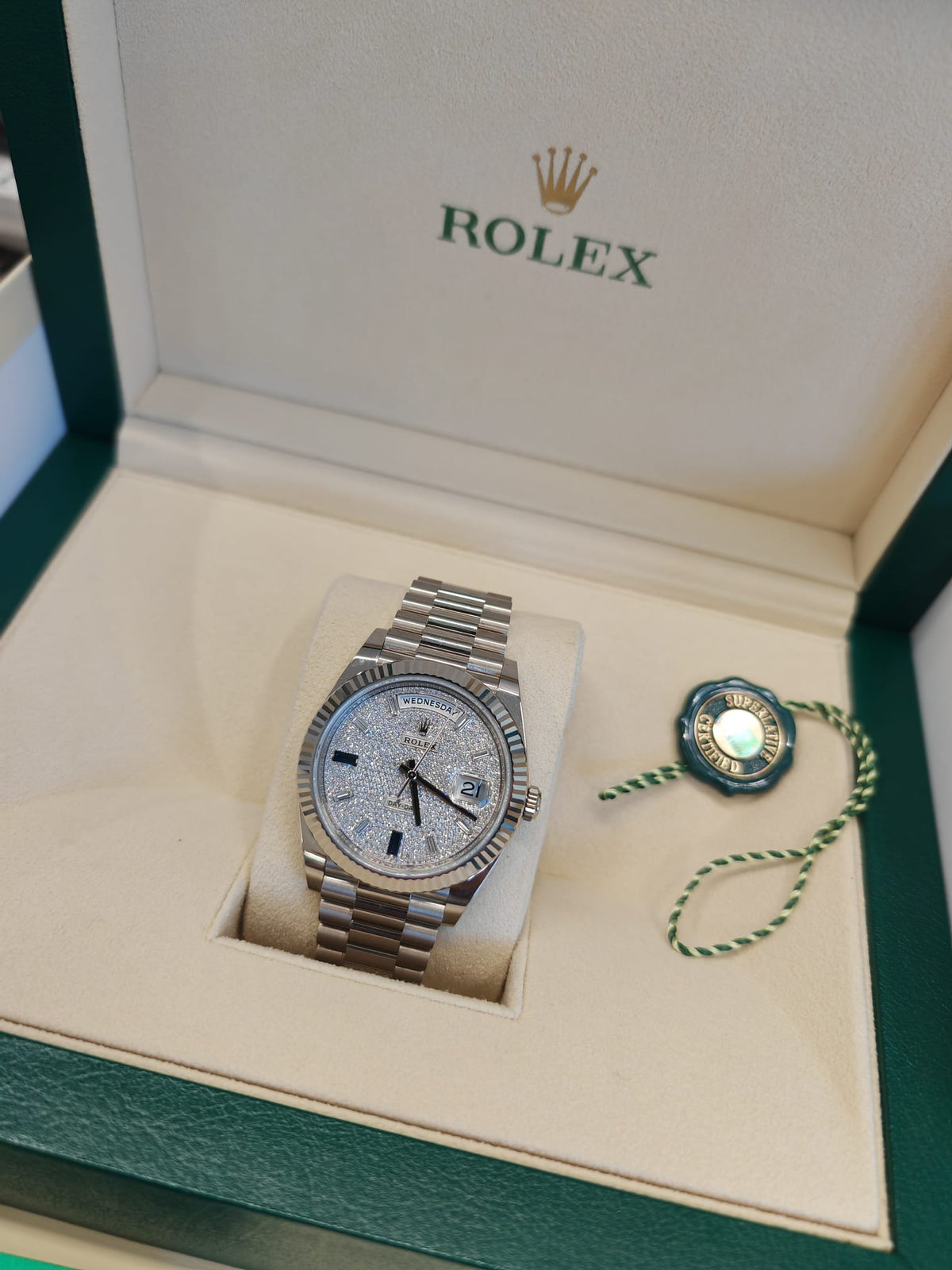 Rolex Day-Date 40 228239 Pave 2025