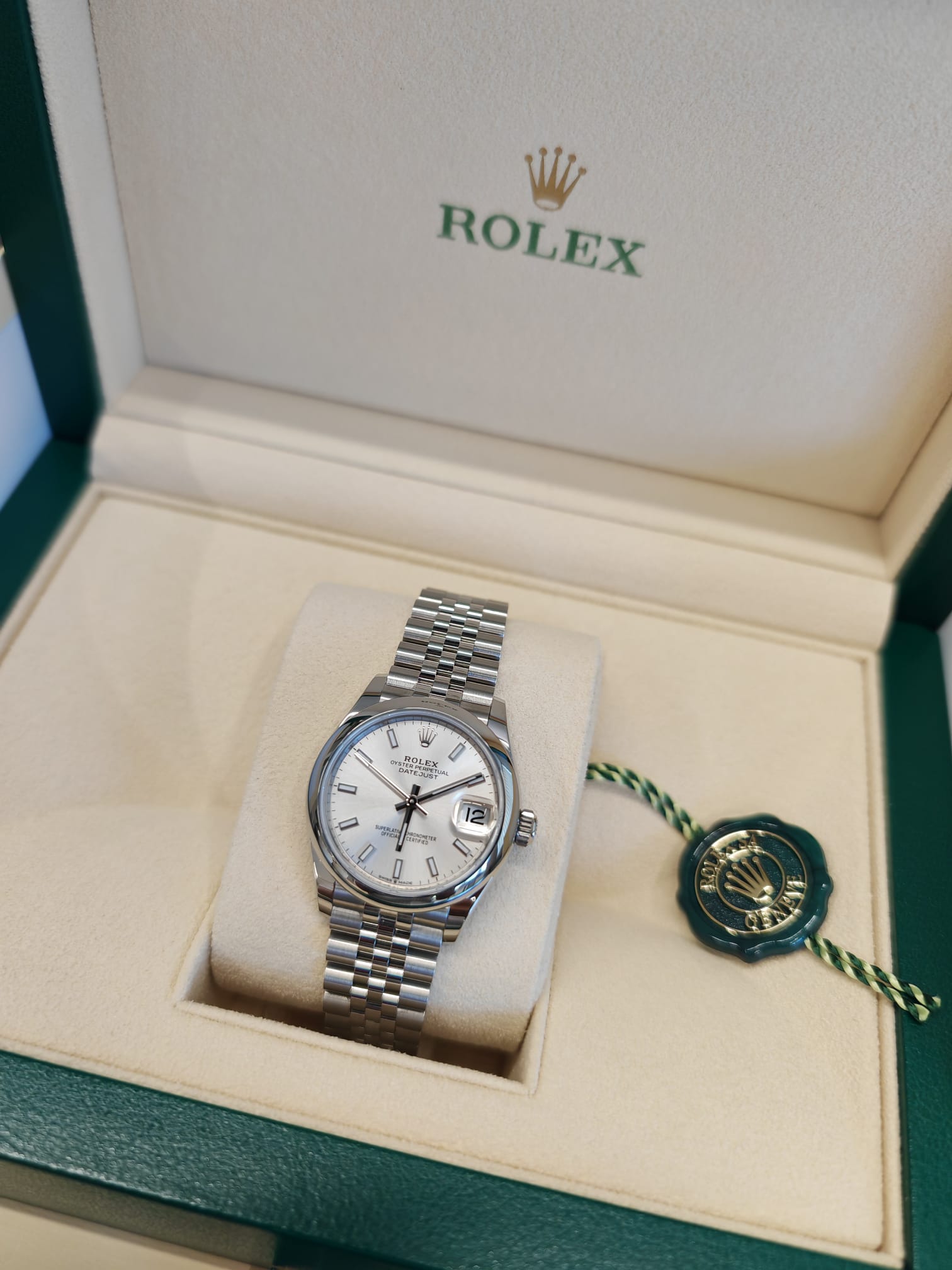 Rolex Datejust 31 278240 Silver Index Jubilee 2025