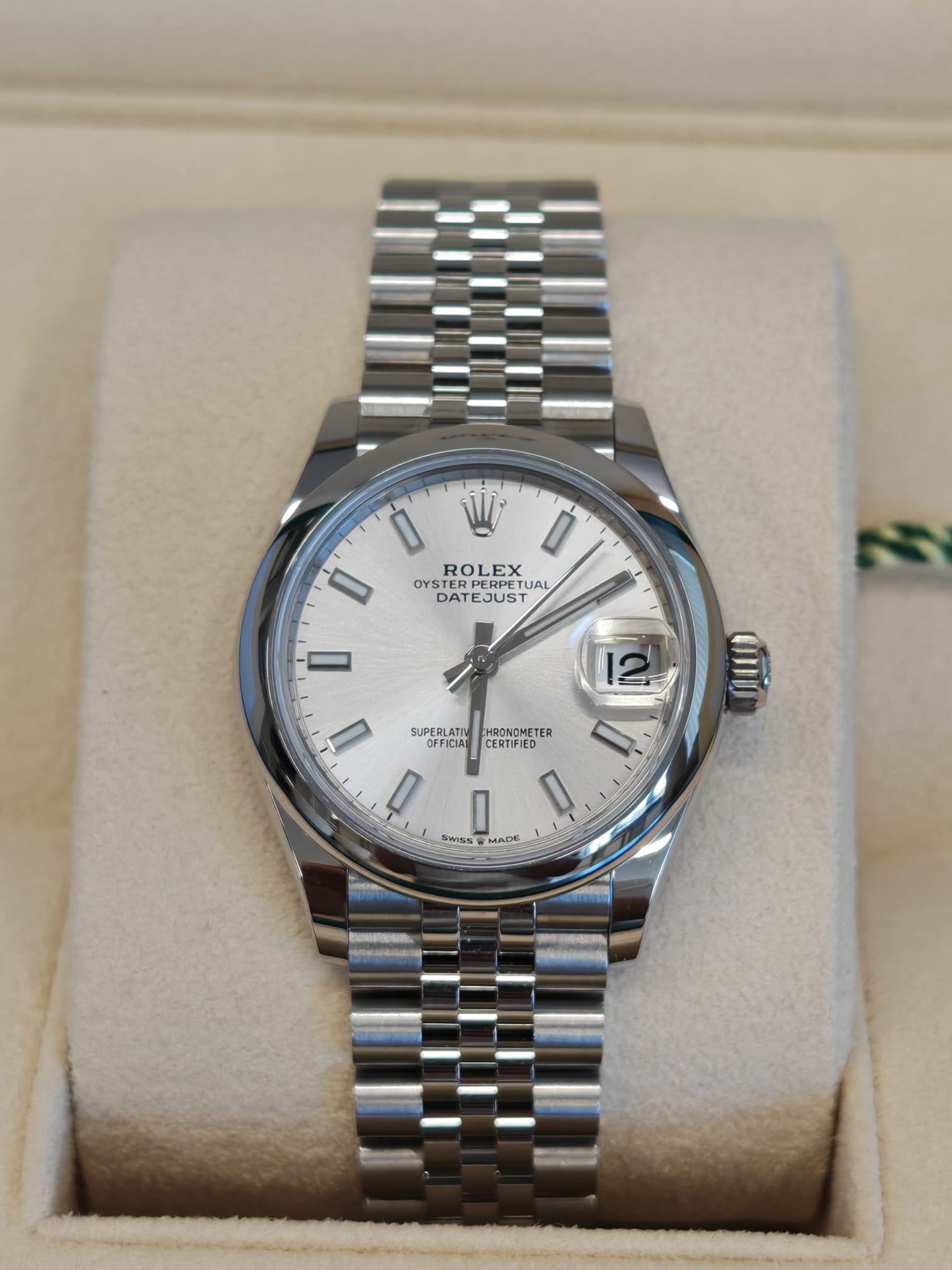 Rolex Datejust 31 278240 Silver Index Jubilee 2025