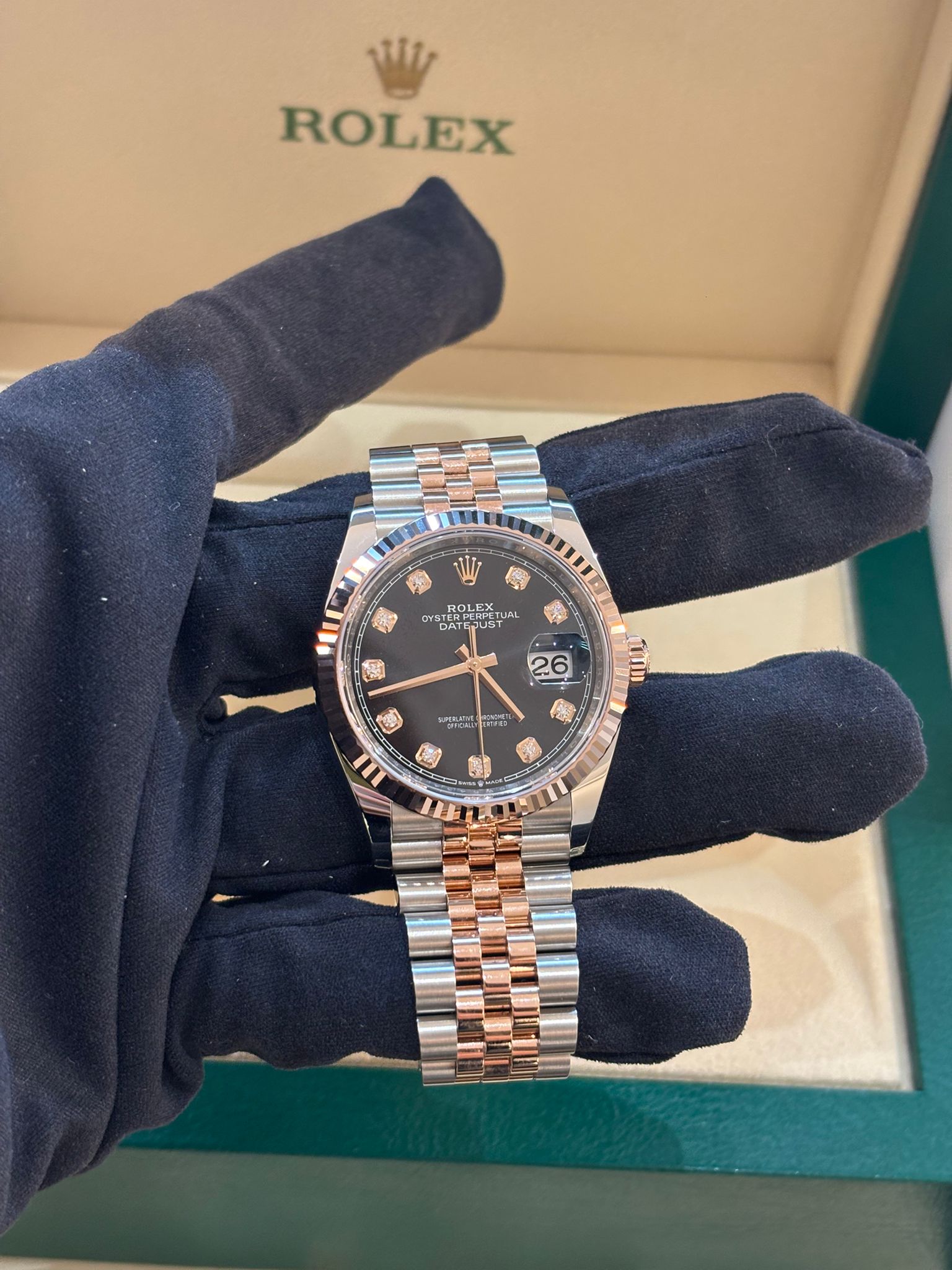 Rolex Datejust 36 126231G Schwarzes Jubiläum 2025