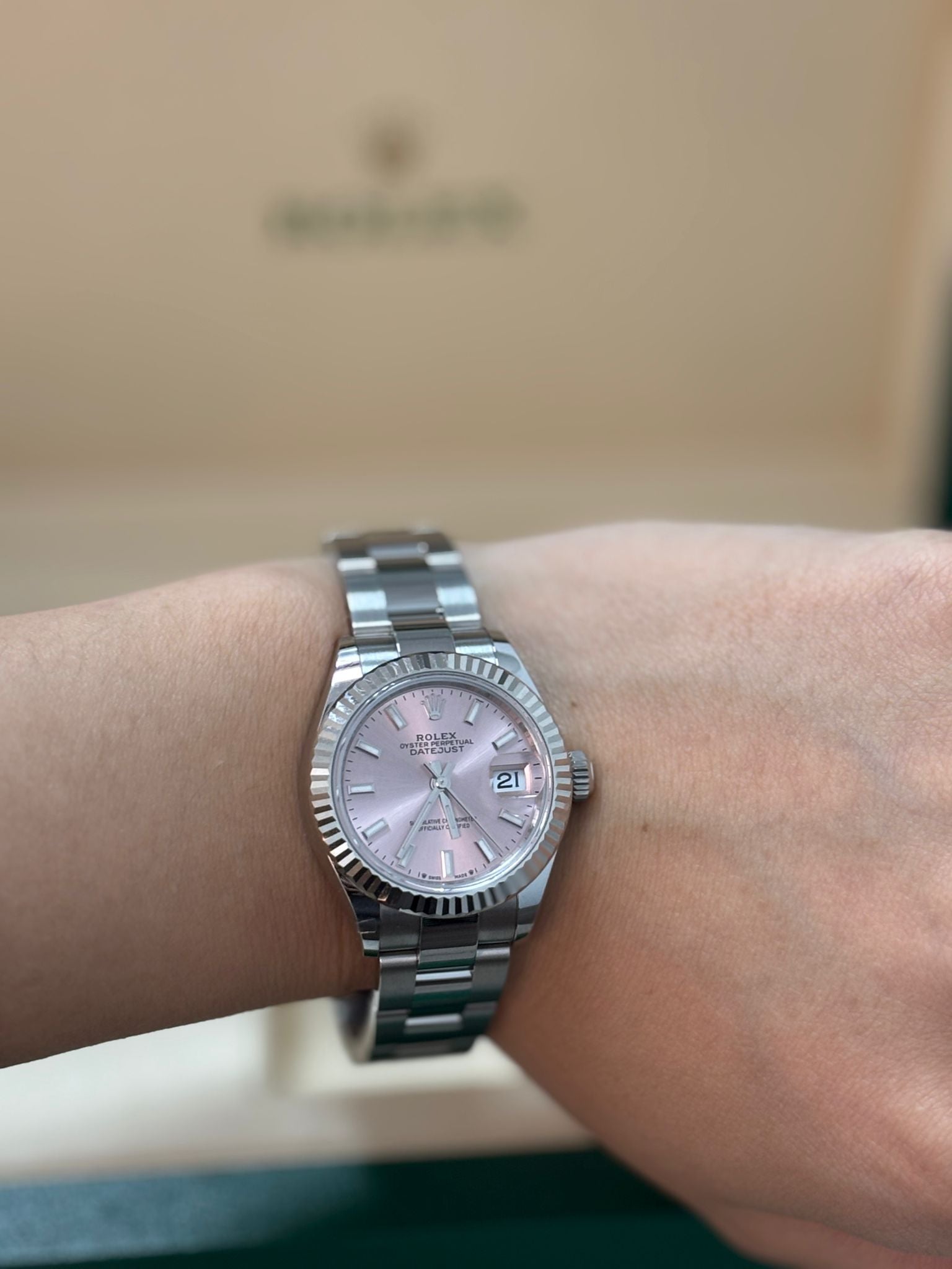 Rolex Lady-Datejust 279174 Pink Index Oyster 2024