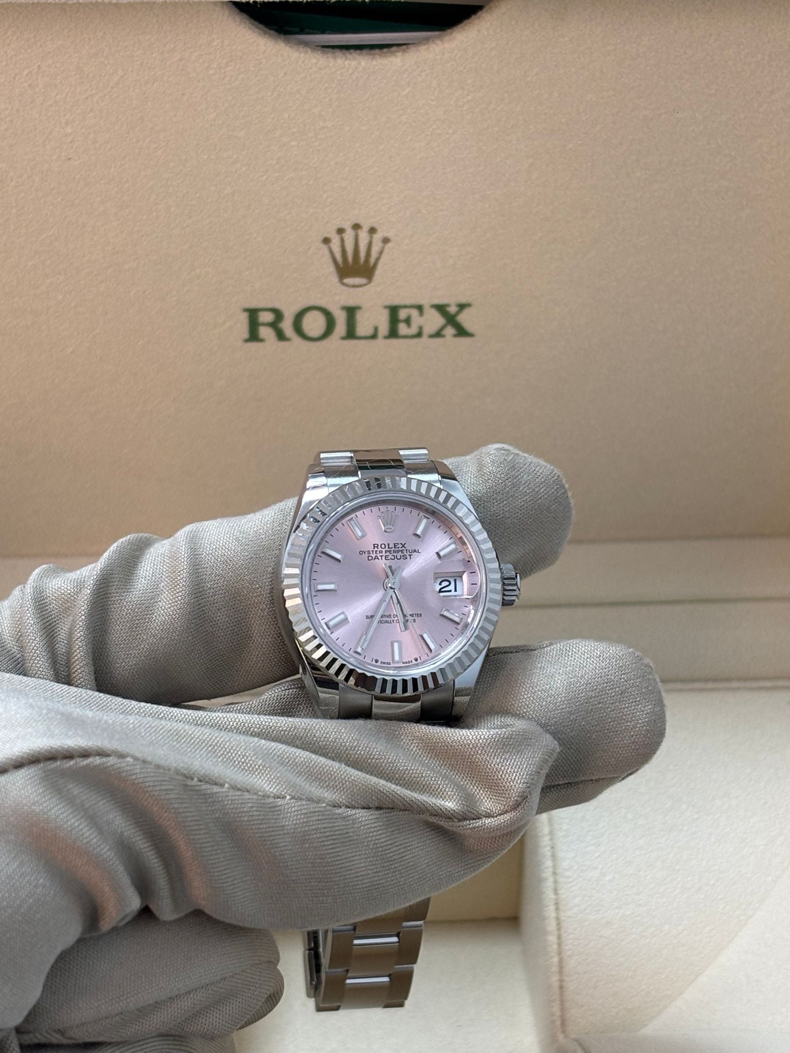 Rolex Lady-Datejust 279174 Pink Index Oyster 2025