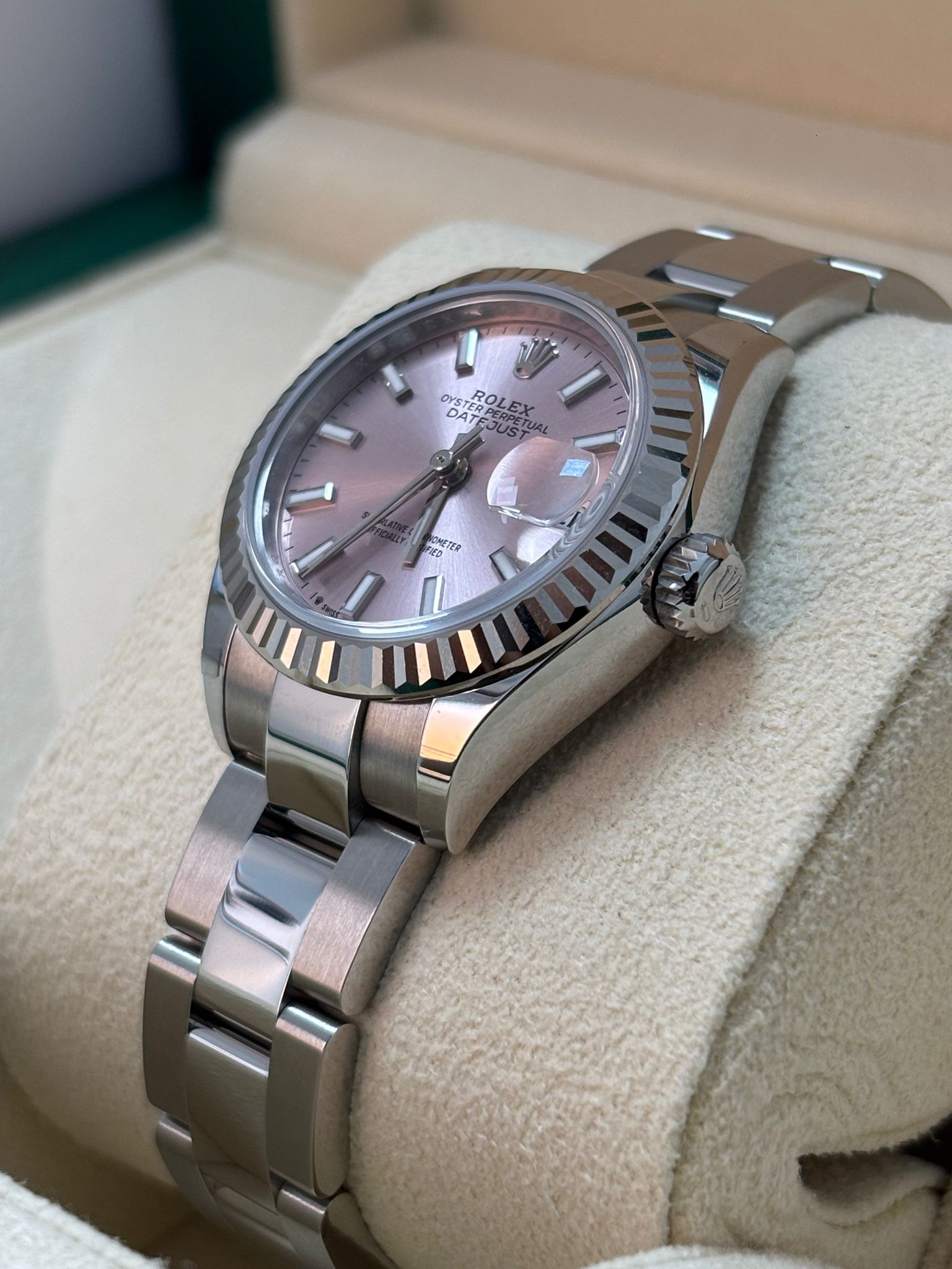 Rolex Lady-Datejust 279174 Pink Index Oyster 2025