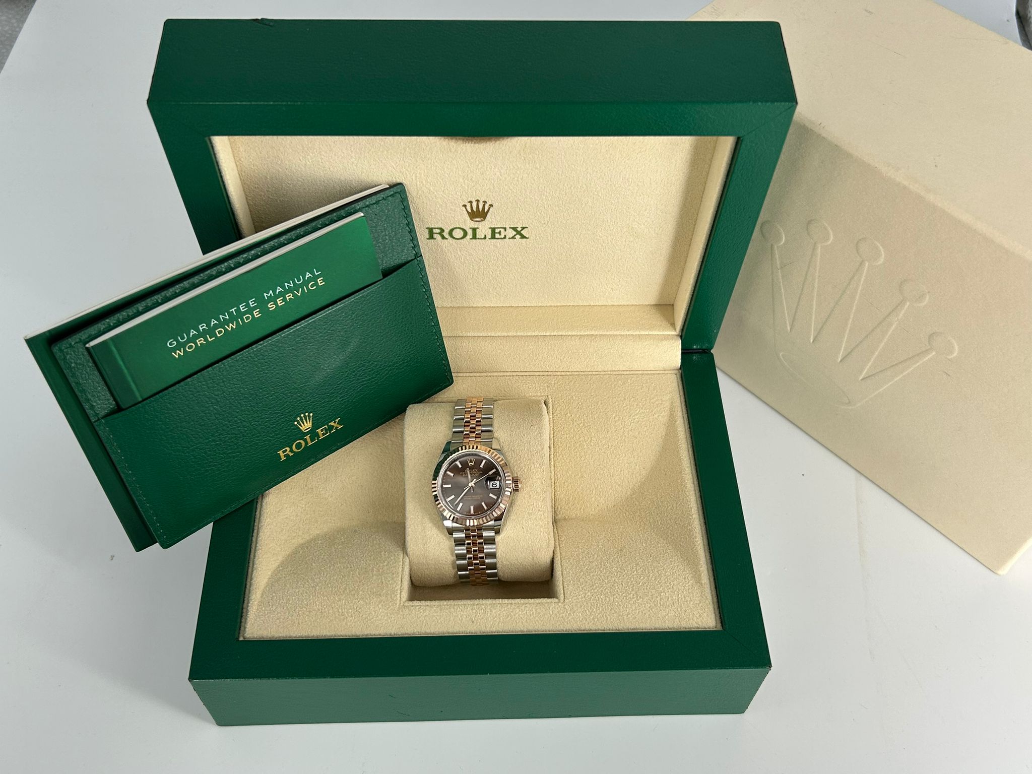 Rolex Lady-Datejust 279171 Chocolate Index Jubilee 2025