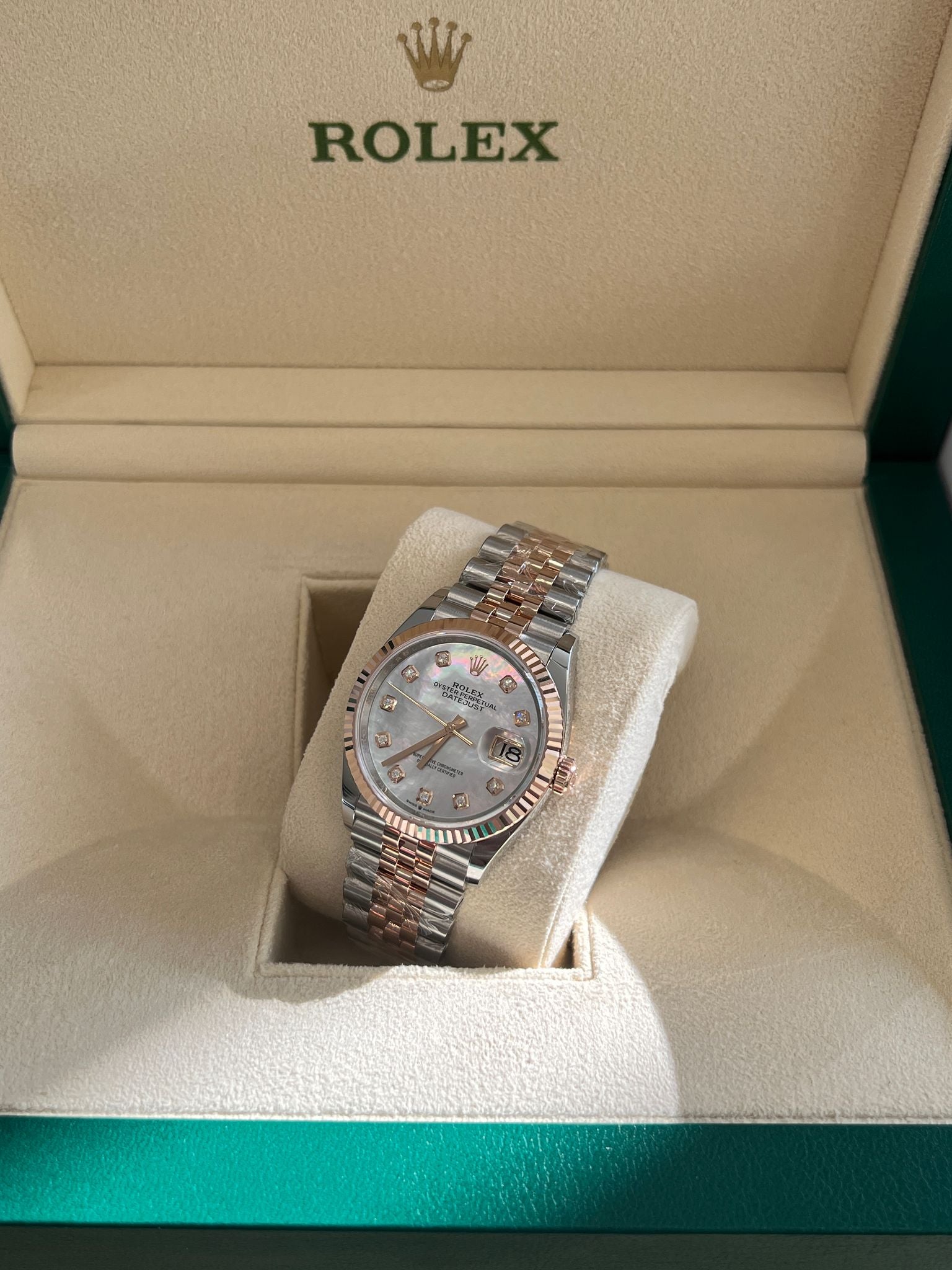 Rolex Datejust 36 126231NG White Jubilee 2025