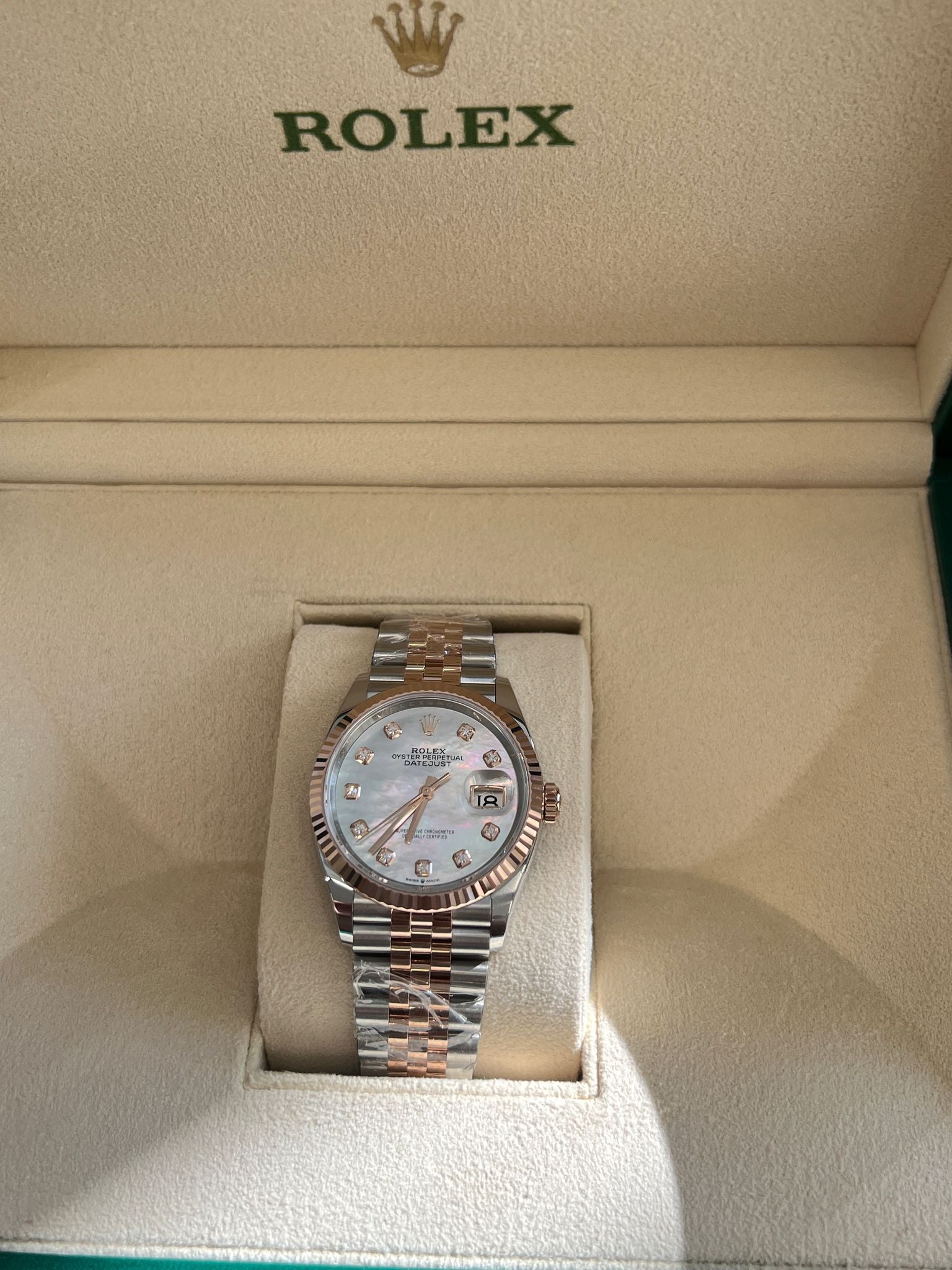 Rolex Datejust 36 126231NG White Jubilee 2025