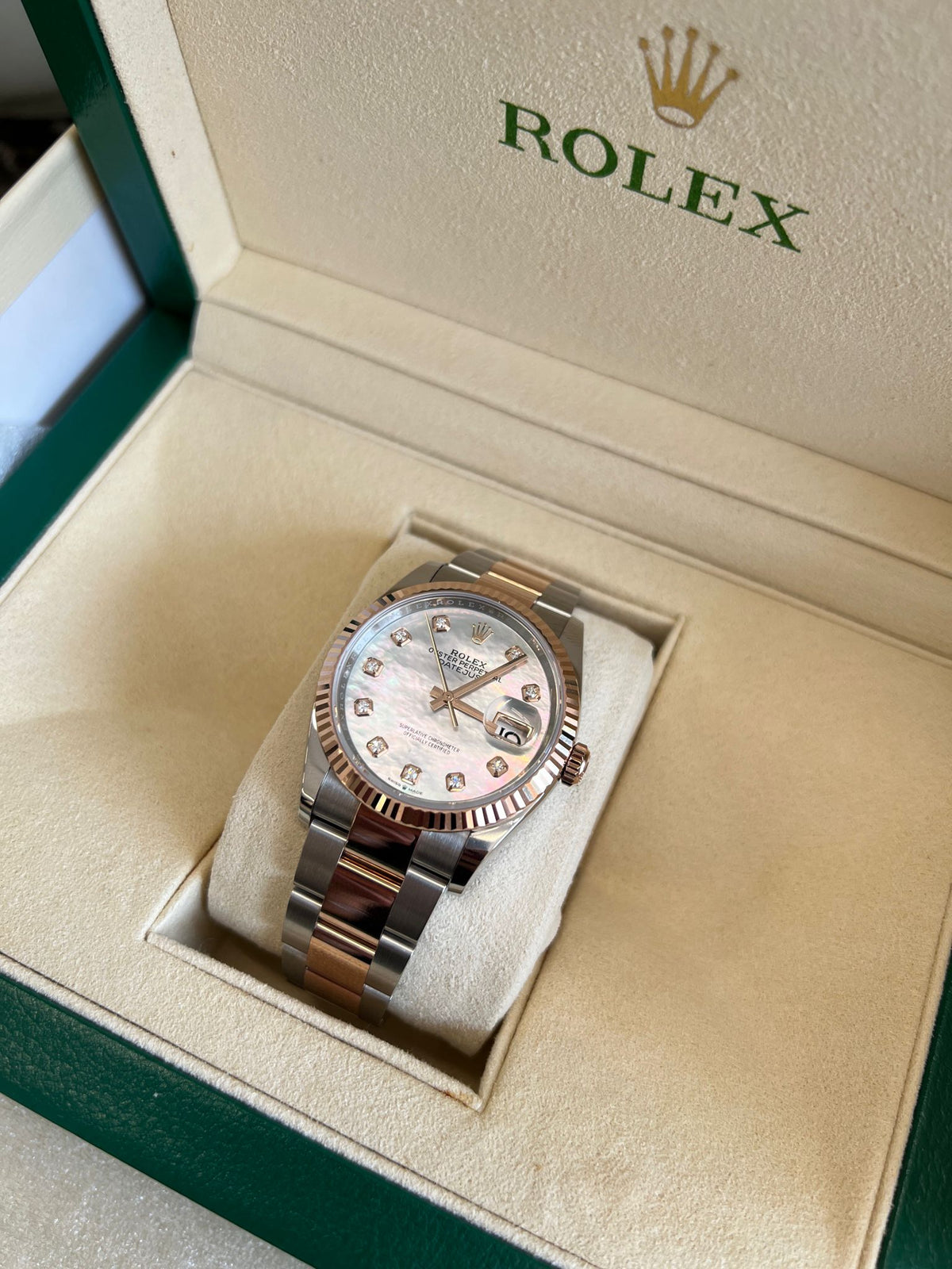Rolex Datejust 36 126231NG White Oyster 2025