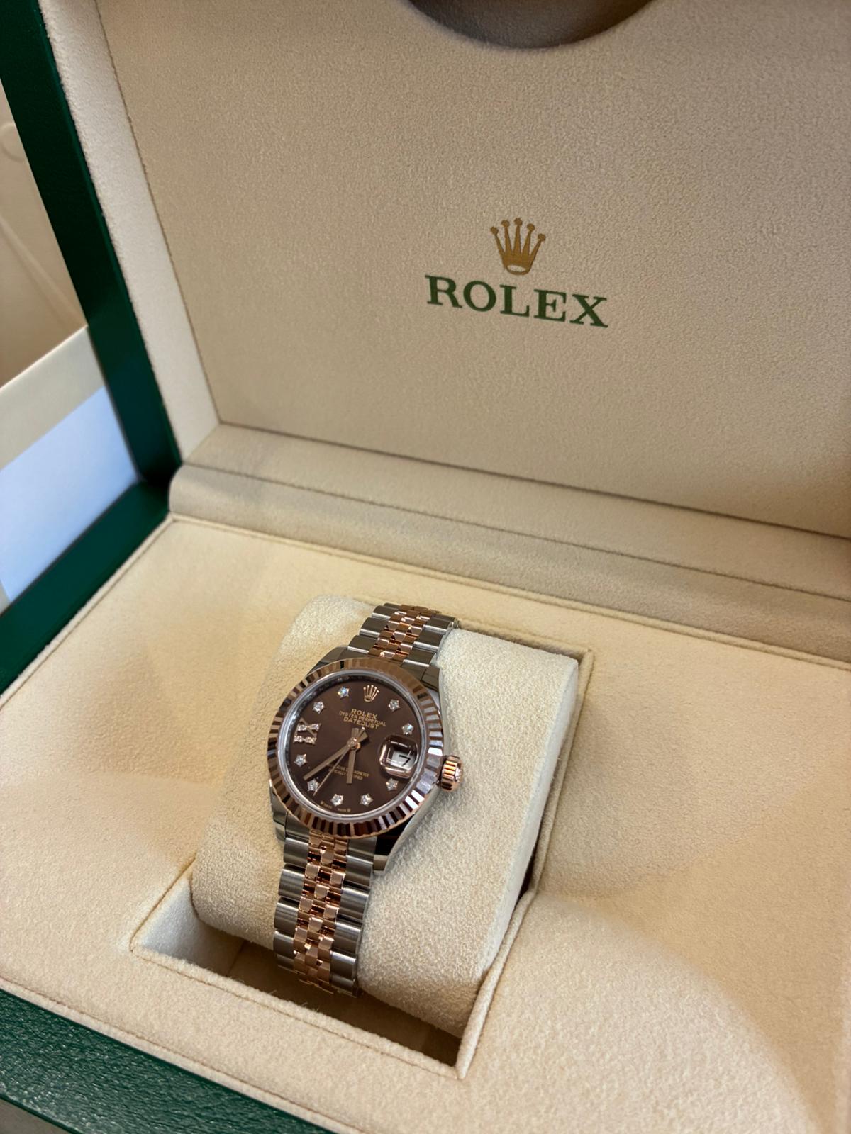 Rolex Lady-Datejust 279171G Choc Star Jubilee 2025