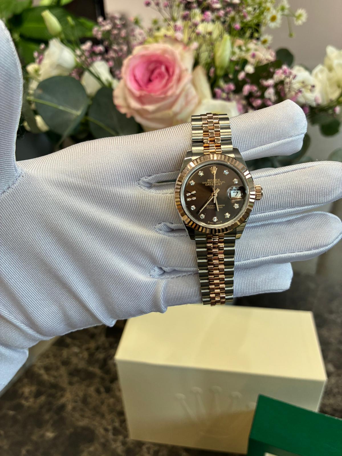 Rolex Lady-Datejust 279171G Choc Star Jubilee 2025
