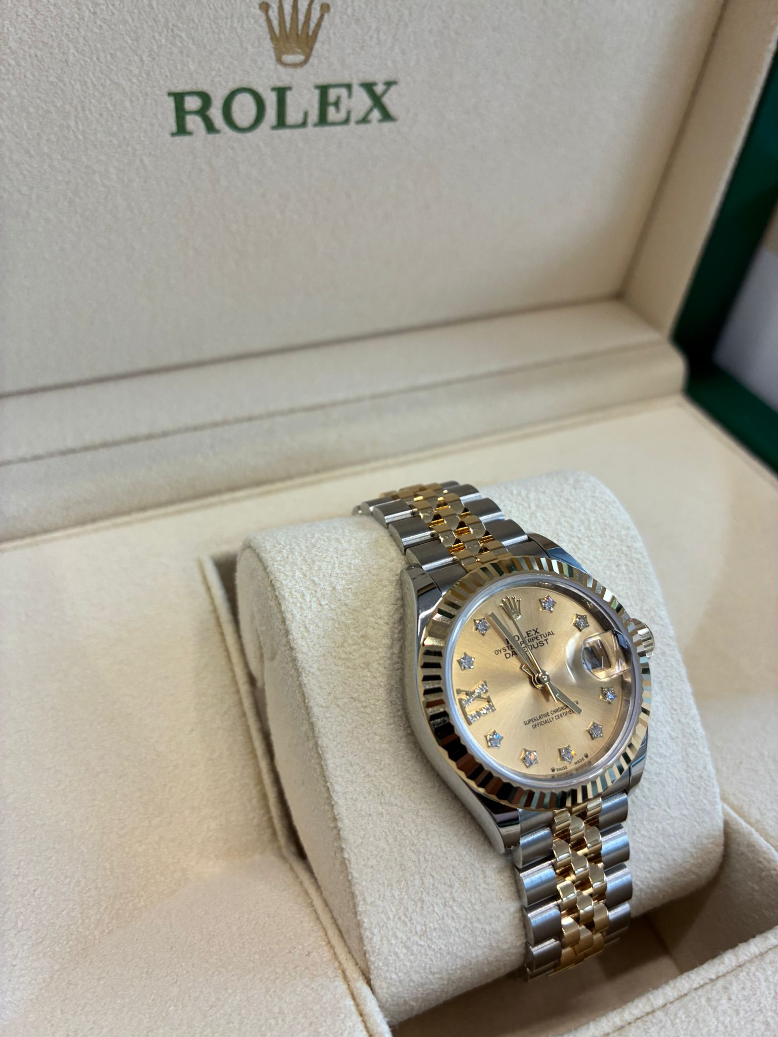 Rolex Lady-Datejust 279173G Champ Star Jubilee 2025