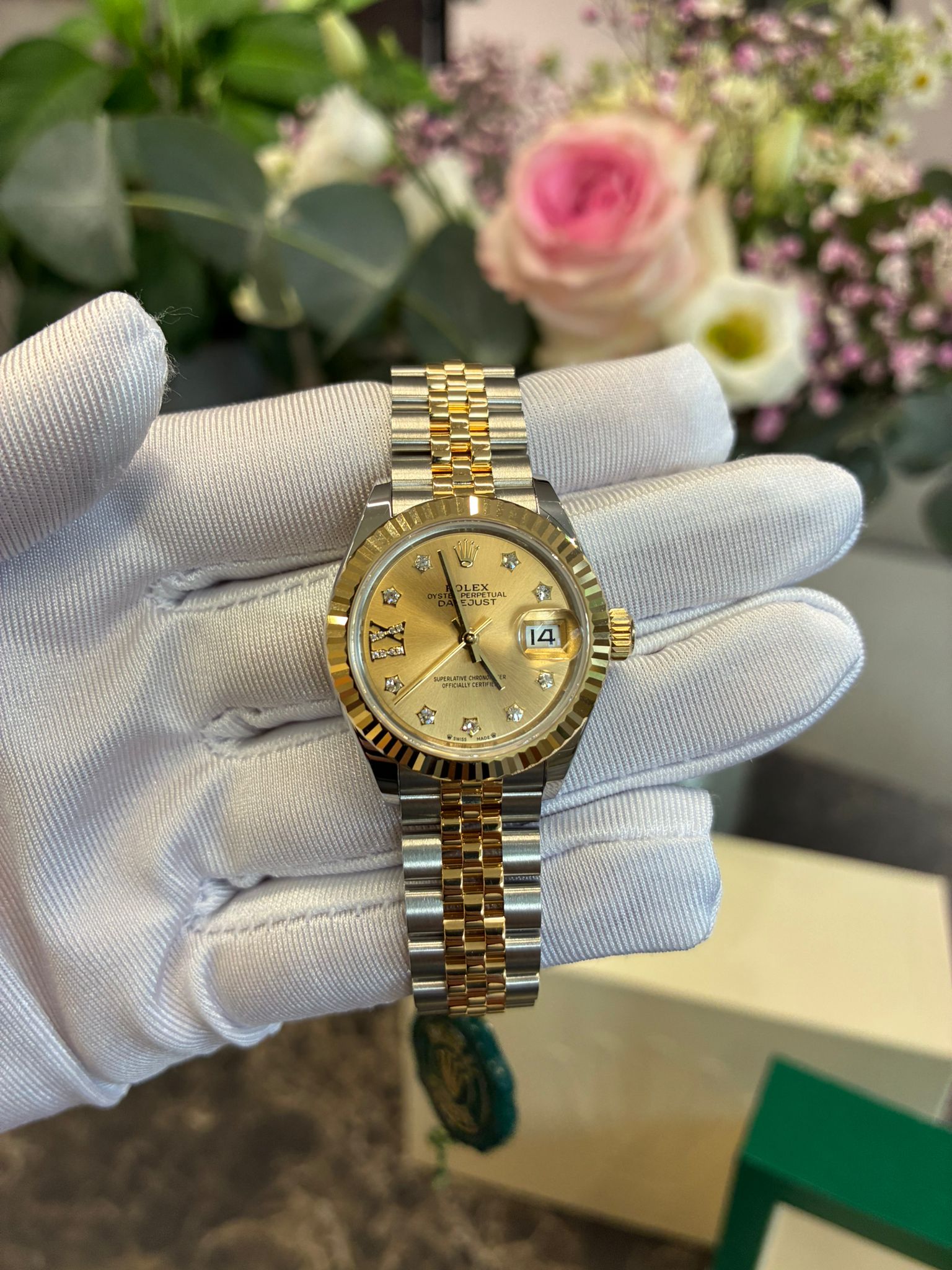 ROLEX Lady-Datejust 279173G STAR CHAMP JUB