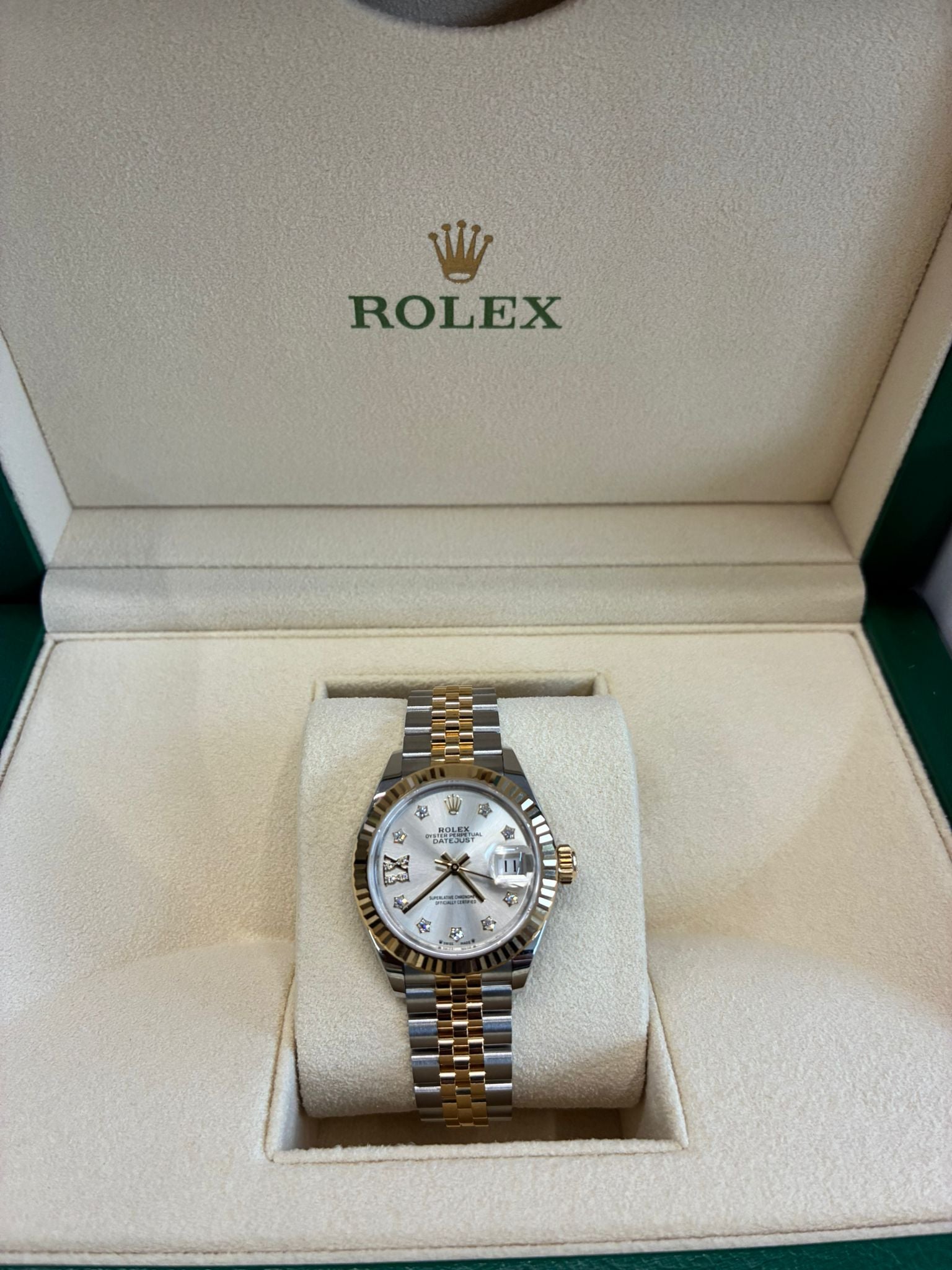 Rolex Lady-Datejust 279173G Silver Star Jubilee 2025