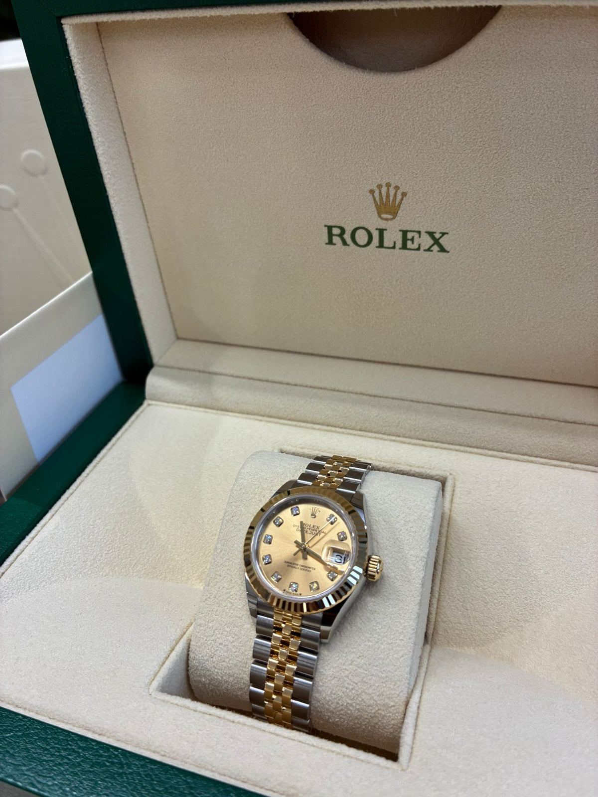 Rolex Lady-Datejust 28 279173G Champagne Jubilee 2026