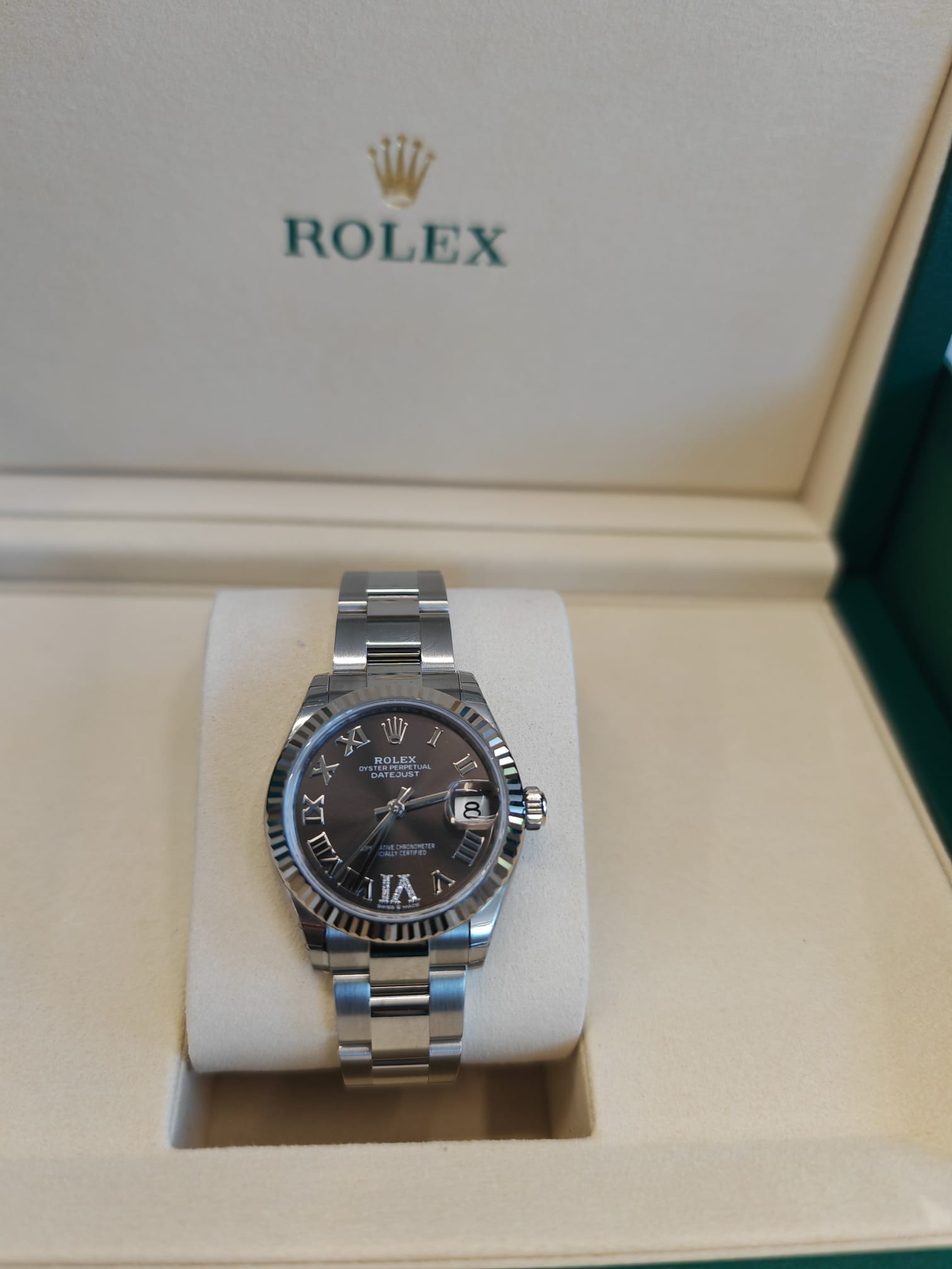 Rolex Datejust 31 278274 Grey VI Roman Diamonds Oyster 2025