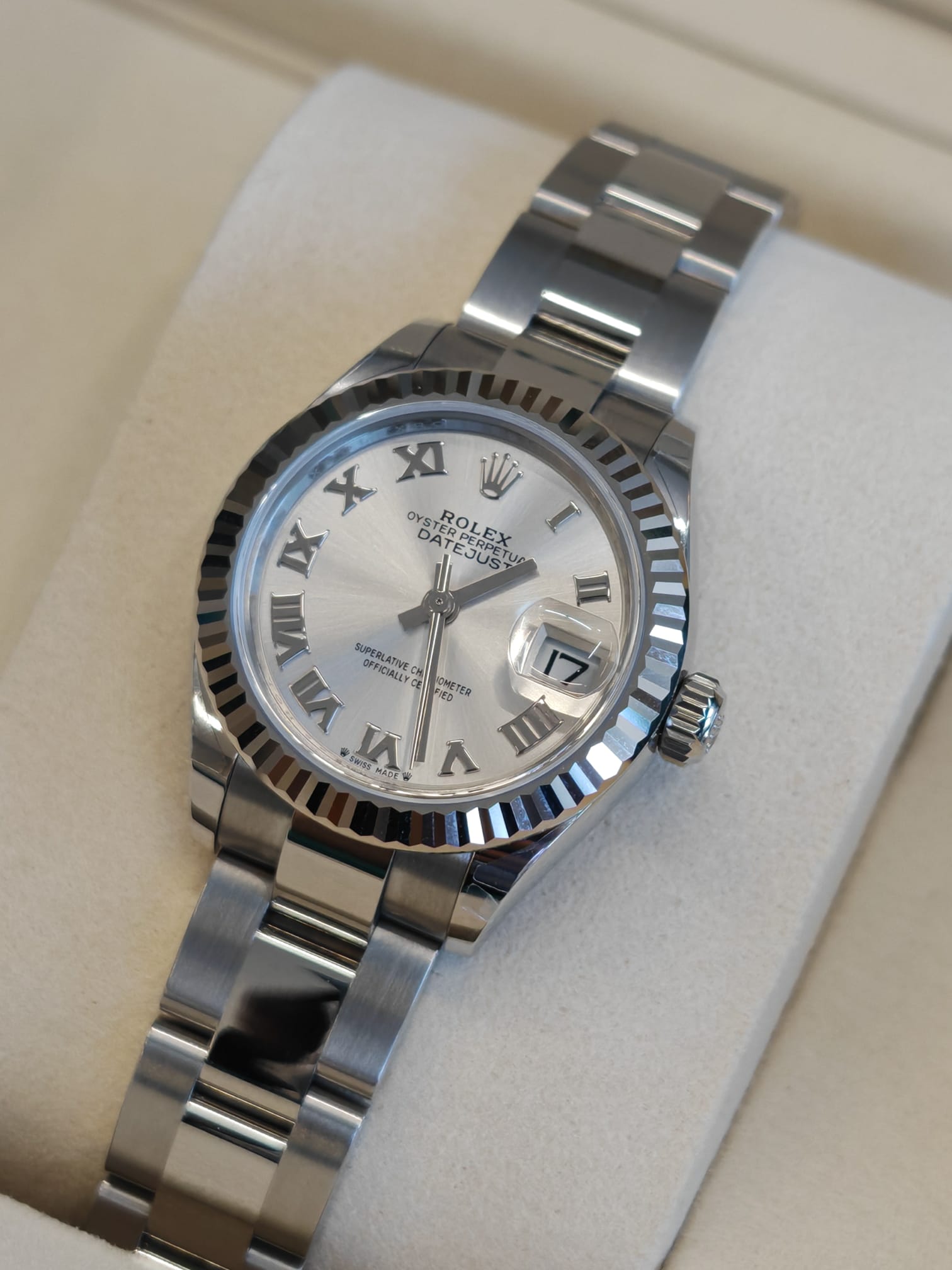 Rolex Lady-Datejust 279174 White Roman Oyster 2025