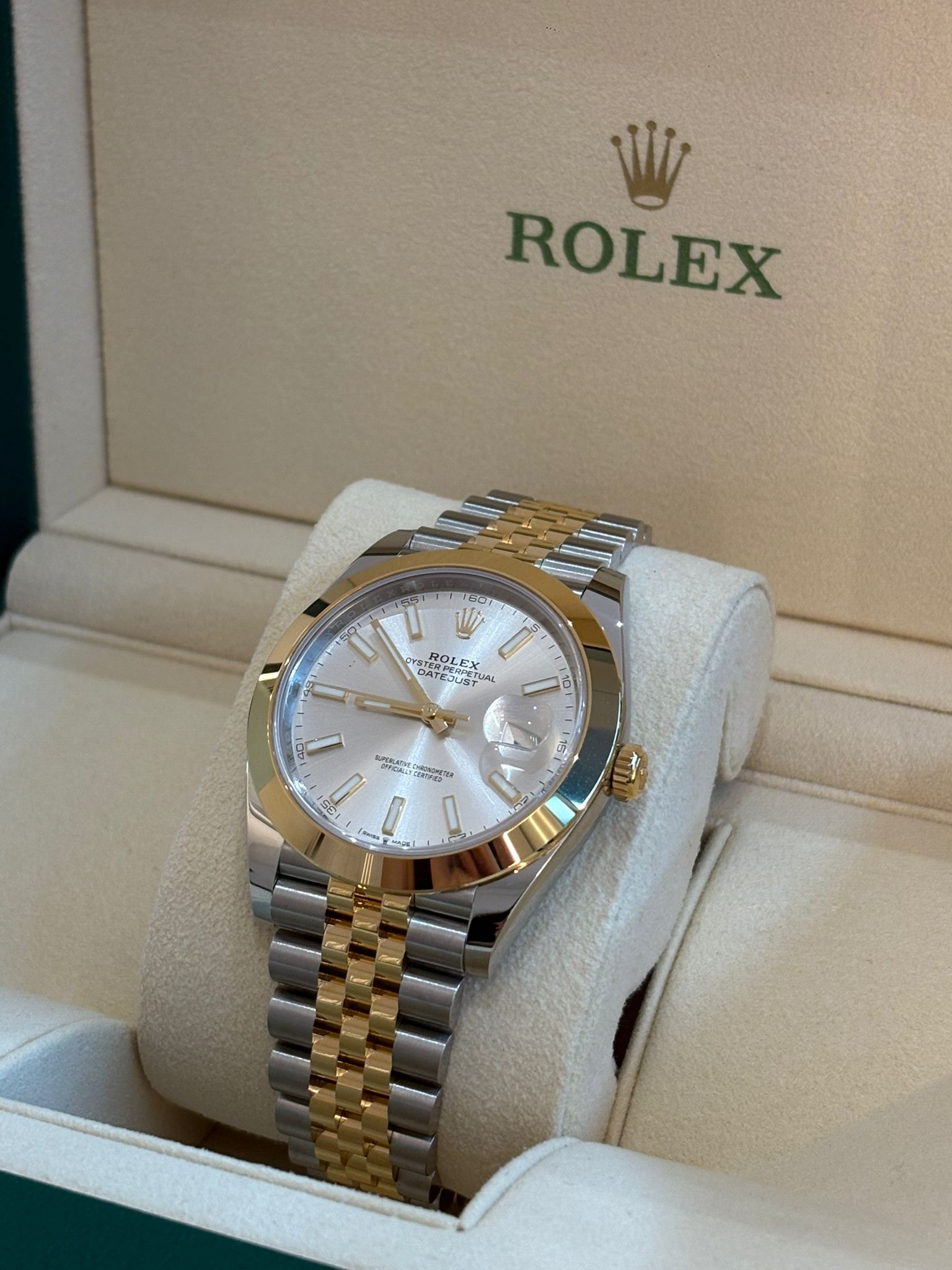 Rolex Datejust 41 126303 Silbernes Jubiläum 2025