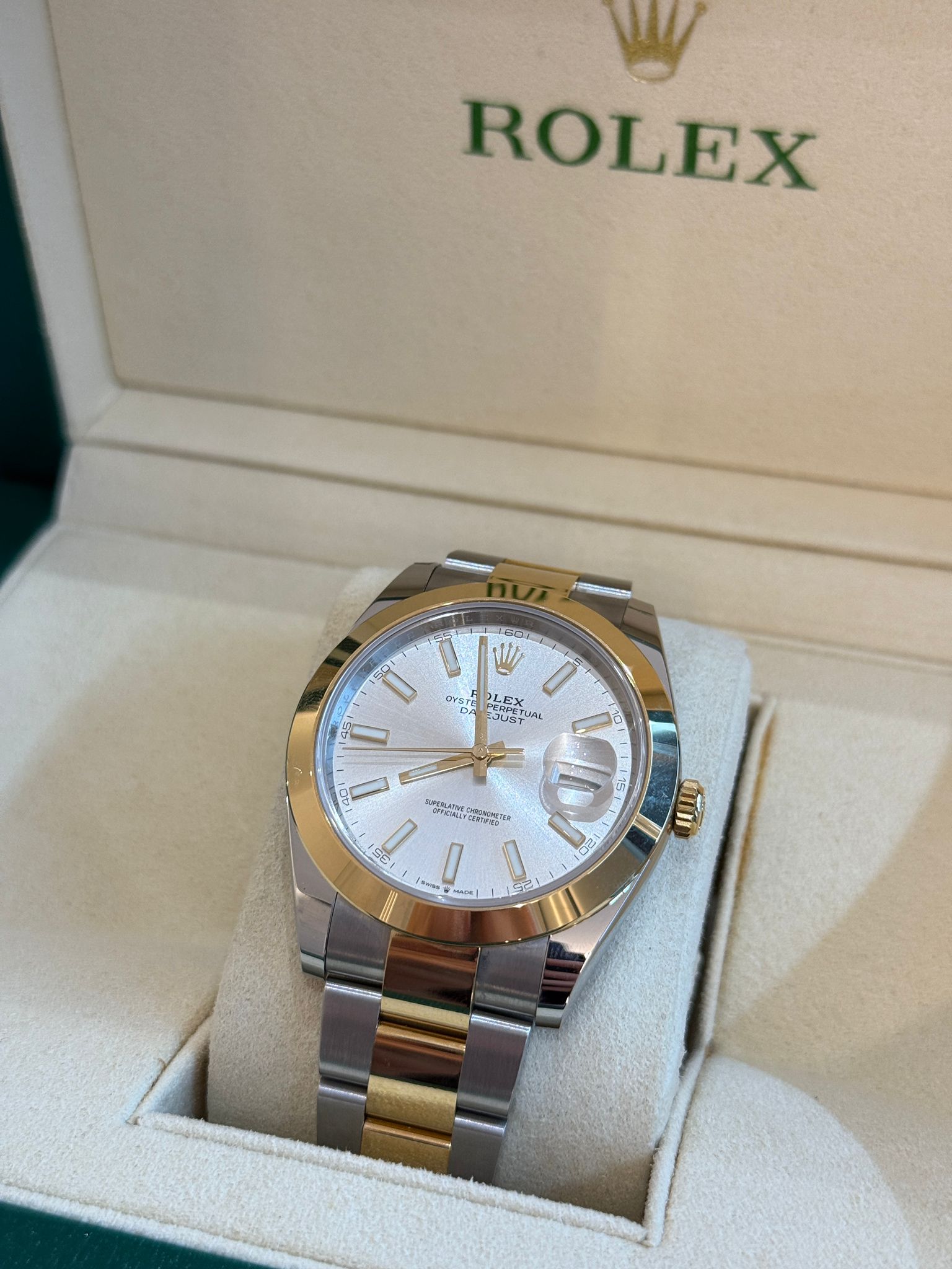 Rolex Datejust 41 126303 Silber Oyster 2025
