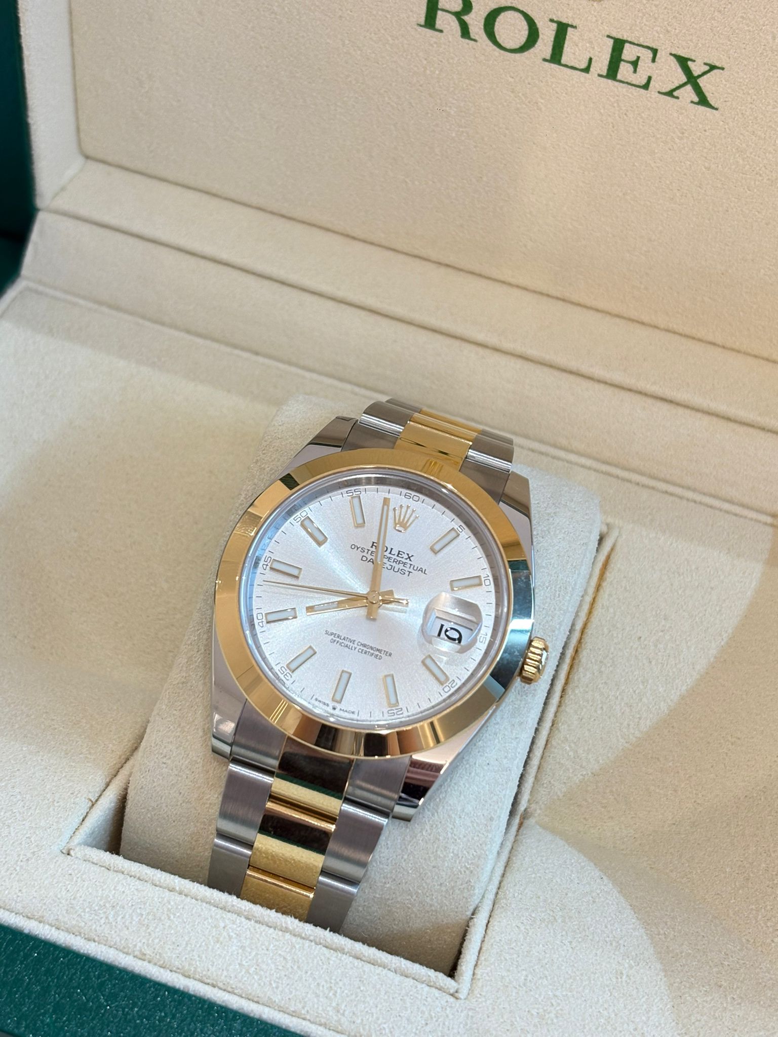 Rolex Datejust 41 126303 Silber Oyster 2025