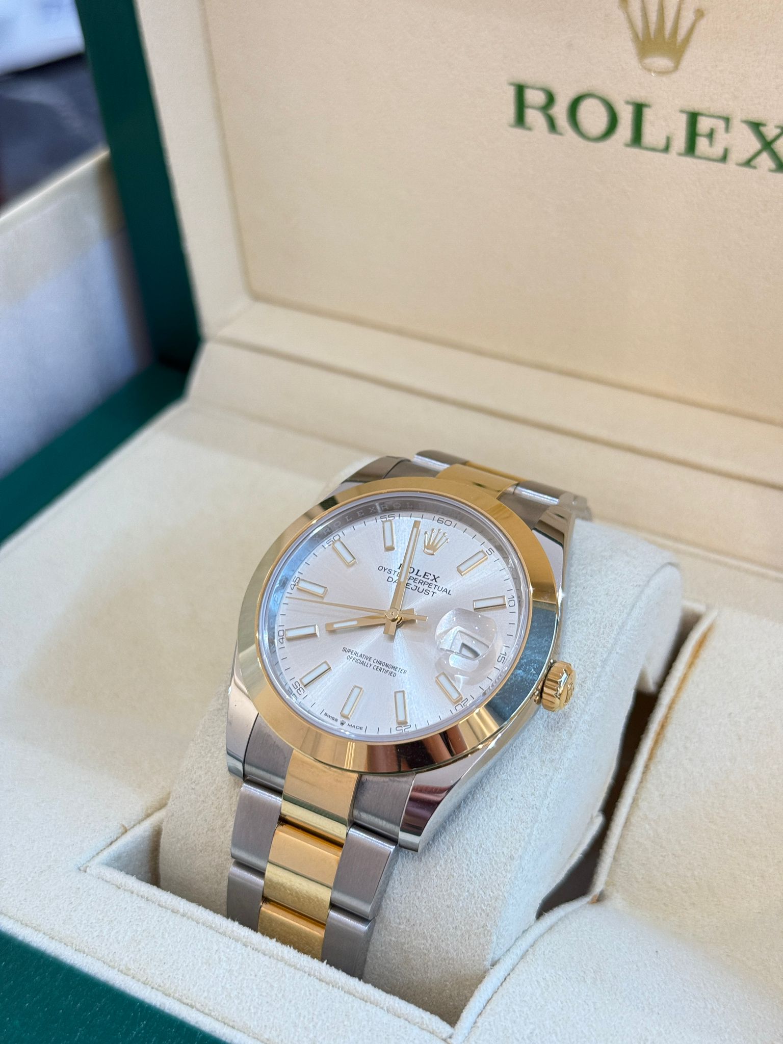 Rolex Datejust 41 126303 Silber Oyster 2025