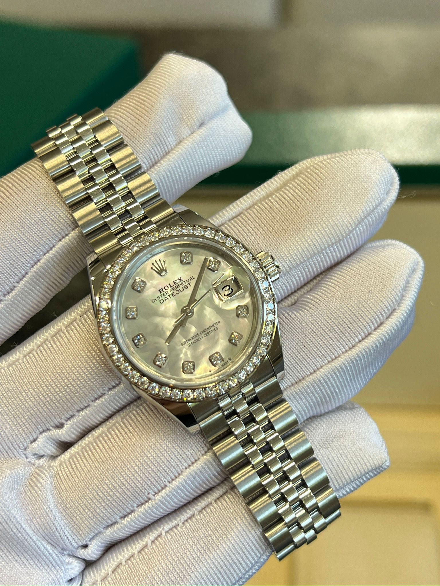Rolex Lady-Datejust 28 279384RBR NG White Jubilee