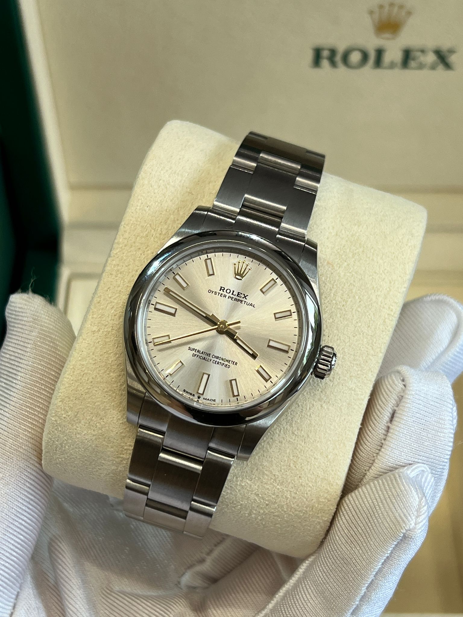 Rolex Oyster Perpetual 31 277200 Silber 2025
