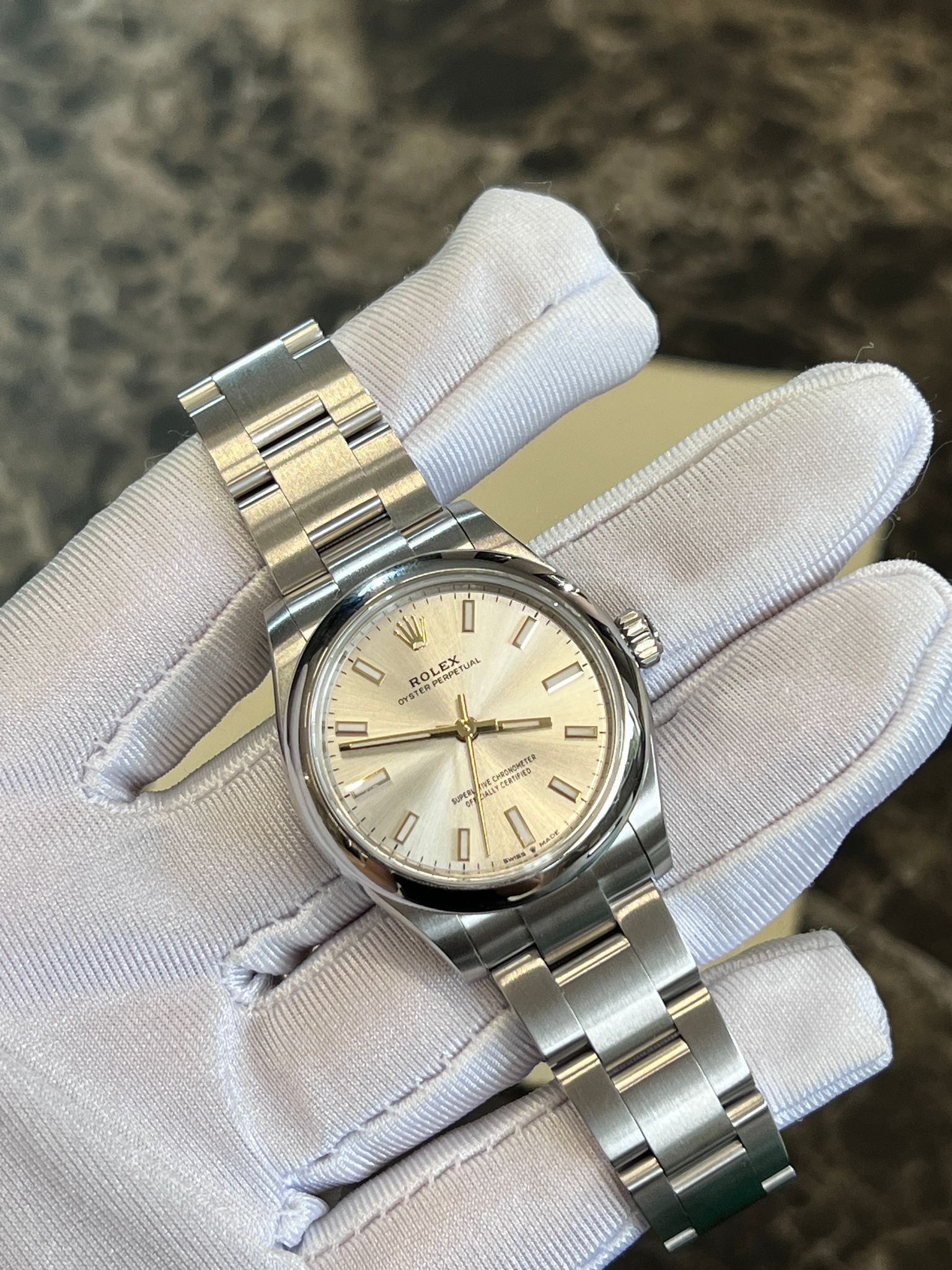 Rolex Oyster Perpetual 31 277200 Silber 2025
