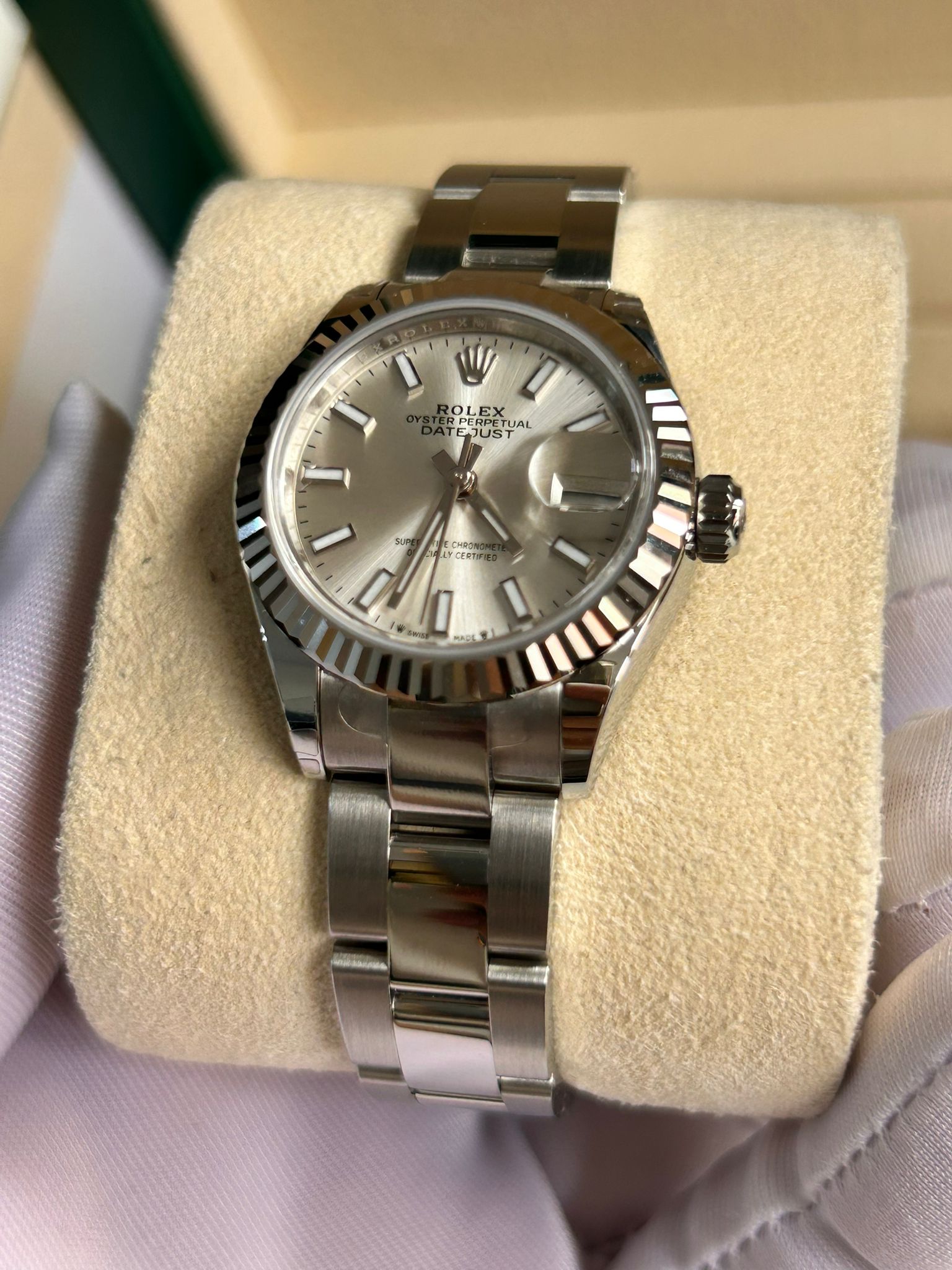Rolex Lady-Datejust 279174 Silver Index Oyster 2025