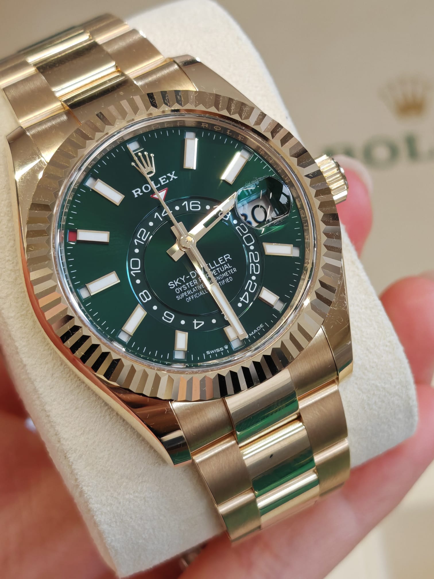 Rolex Sky-Dweller336938 GREEN OYS