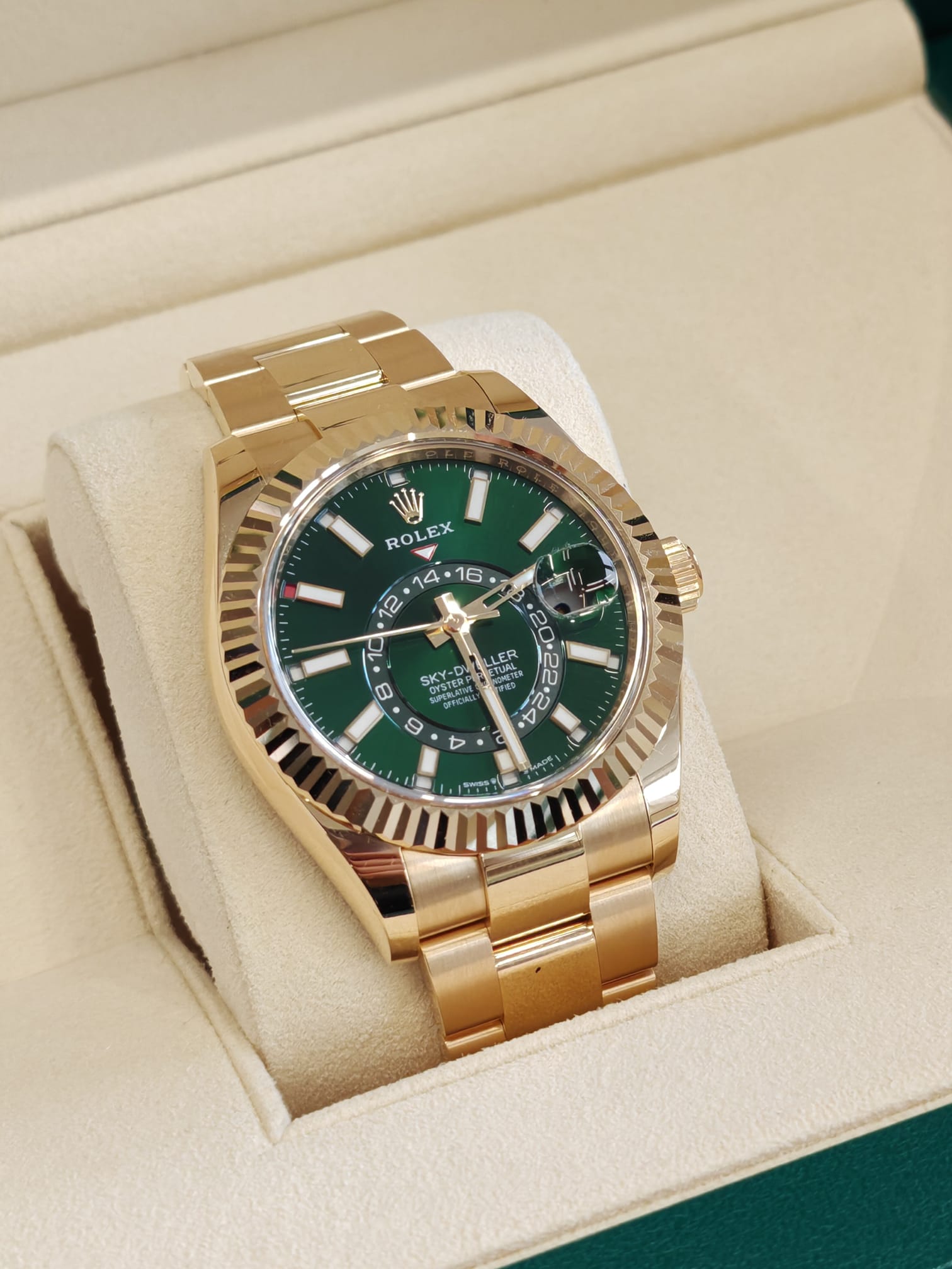 Rolex Sky-dweller336938 GREEN OYS