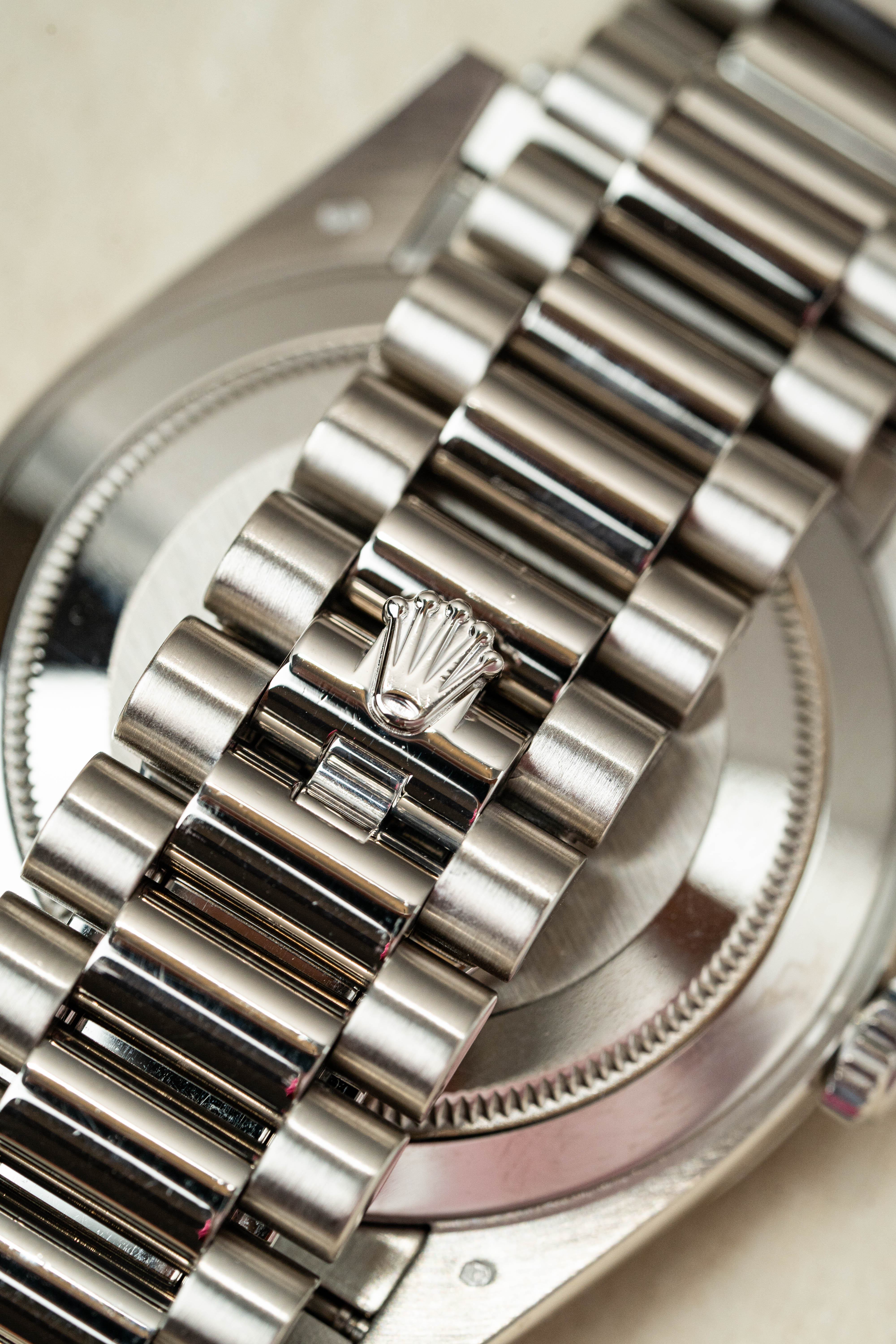 Rolex Day-Date 40 228349 Silver Naked