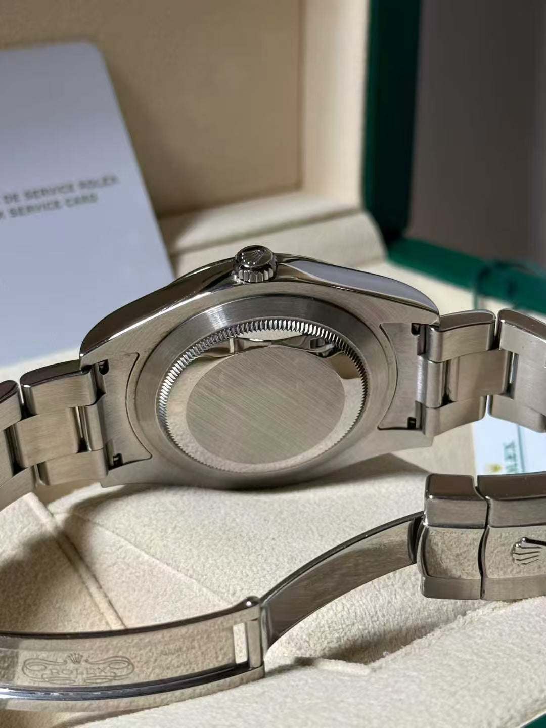 ROLEX 116334 blue oyster  10.5links
