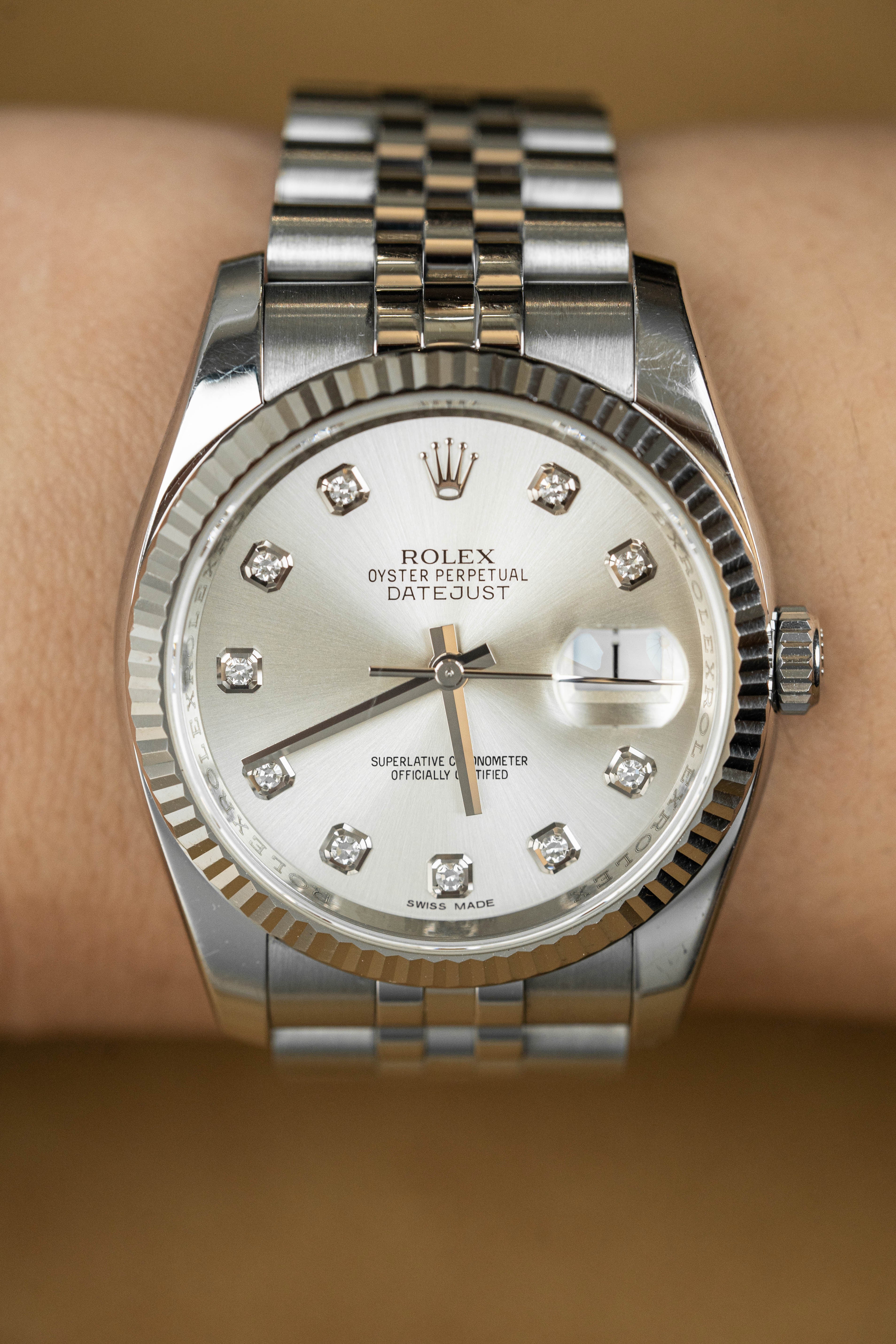 ROLEX 228238 silver jubilee full links