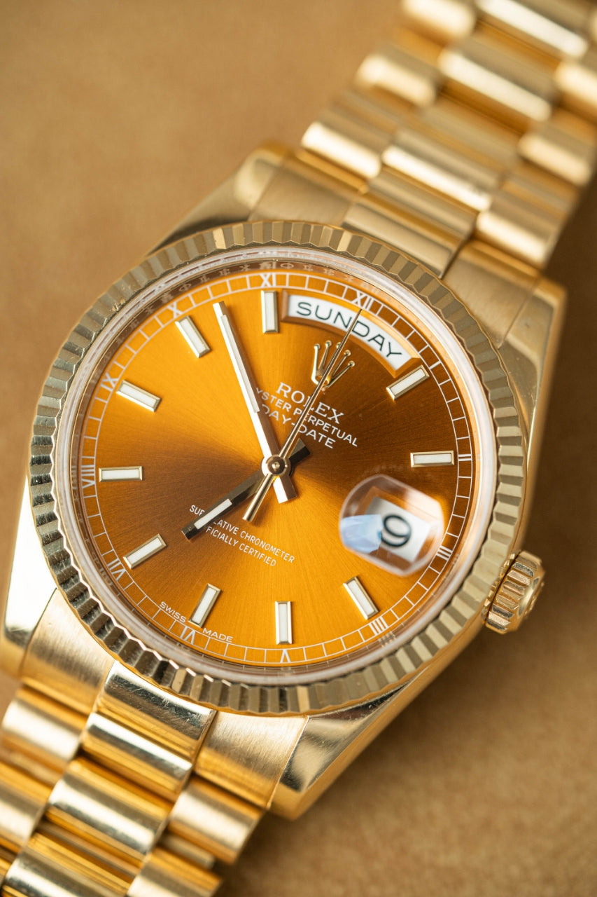 Rolex Day-Date "President" 118238 Yellow Naked