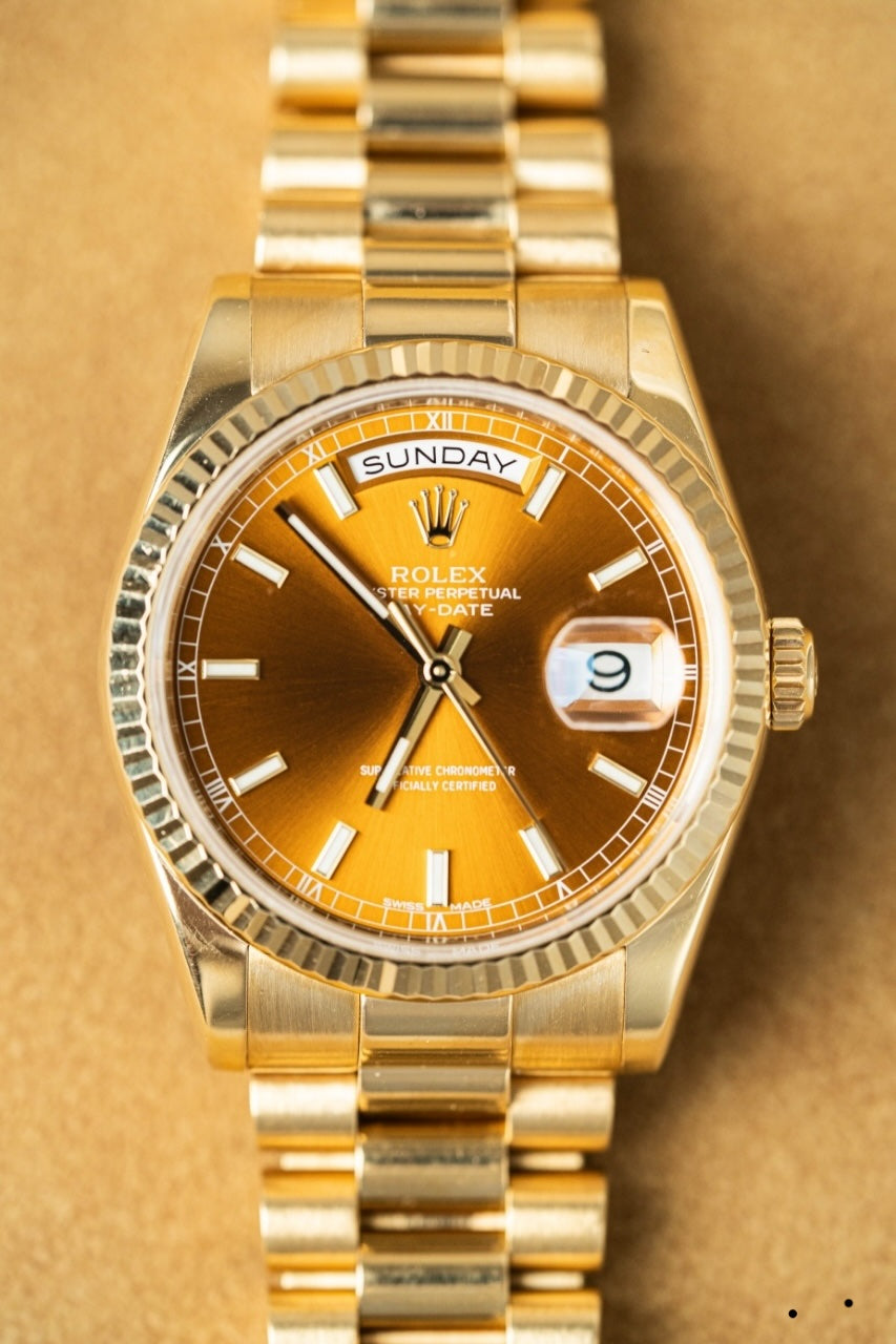 Rolex Day-Date "President" 118238 Yellow Naked