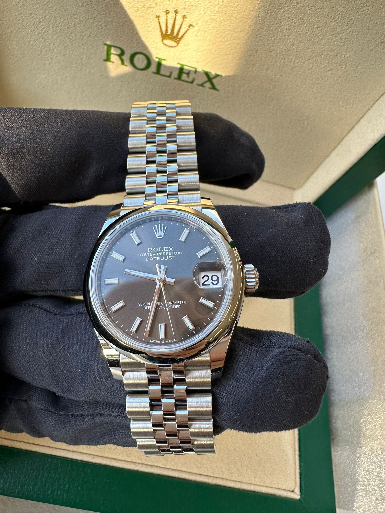 Rolex Datejust 31 278240 Grau Index Jubilee 2025