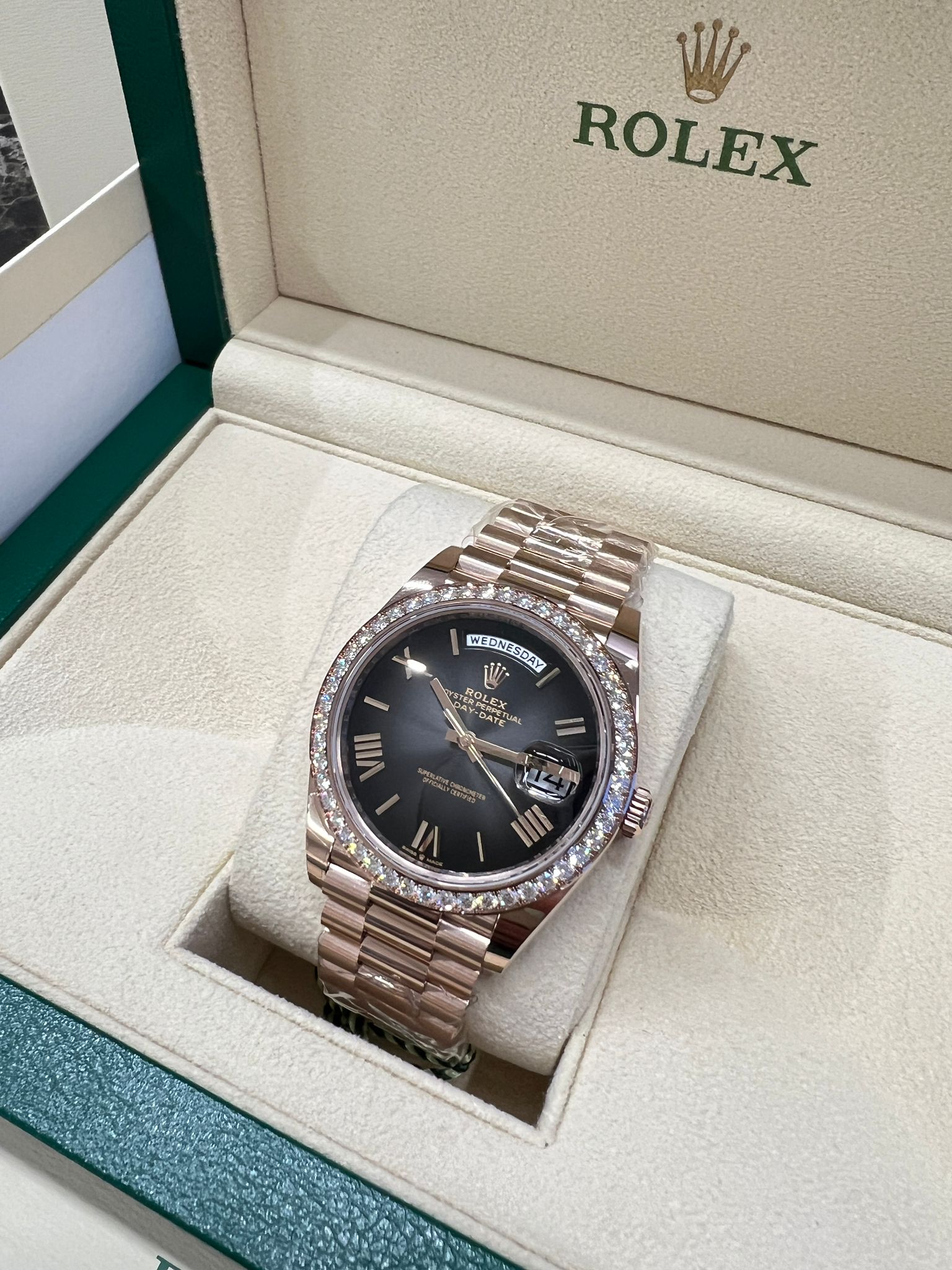 Rolex Day-Date 40 228345RBR Grey Ombre Roman 2024