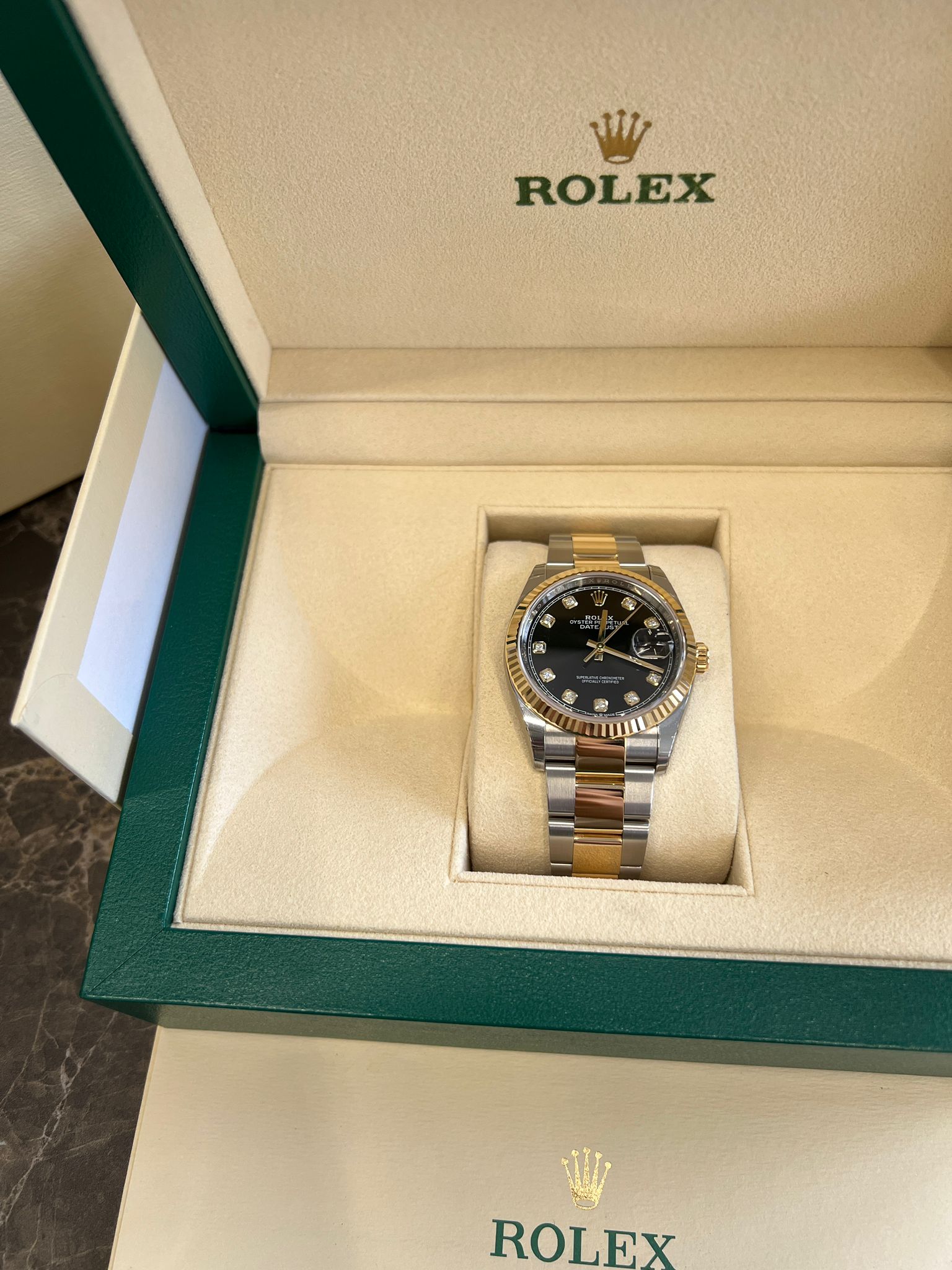 Rolex Datejust 36 126233G Schwarze Auster 2025
