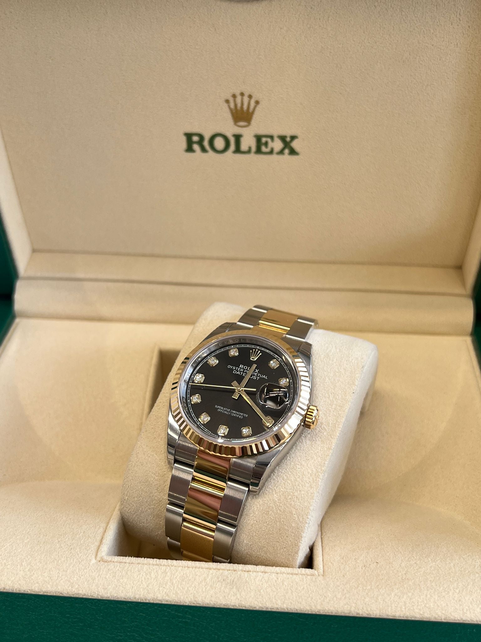 Rolex Datejust 36 126233G Schwarze Auster 2025