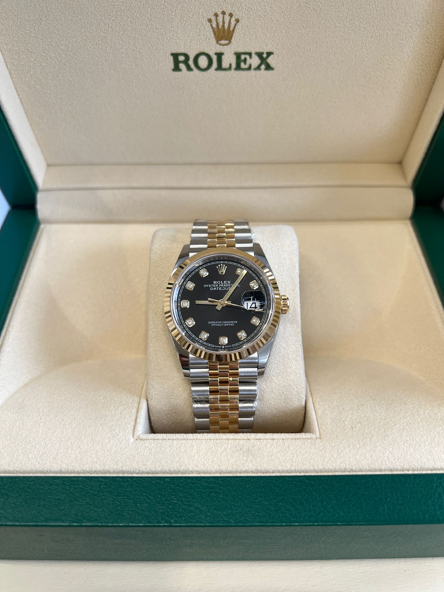 Rolex Datejust 36 126233G Schwarzes Jubiläum 2025