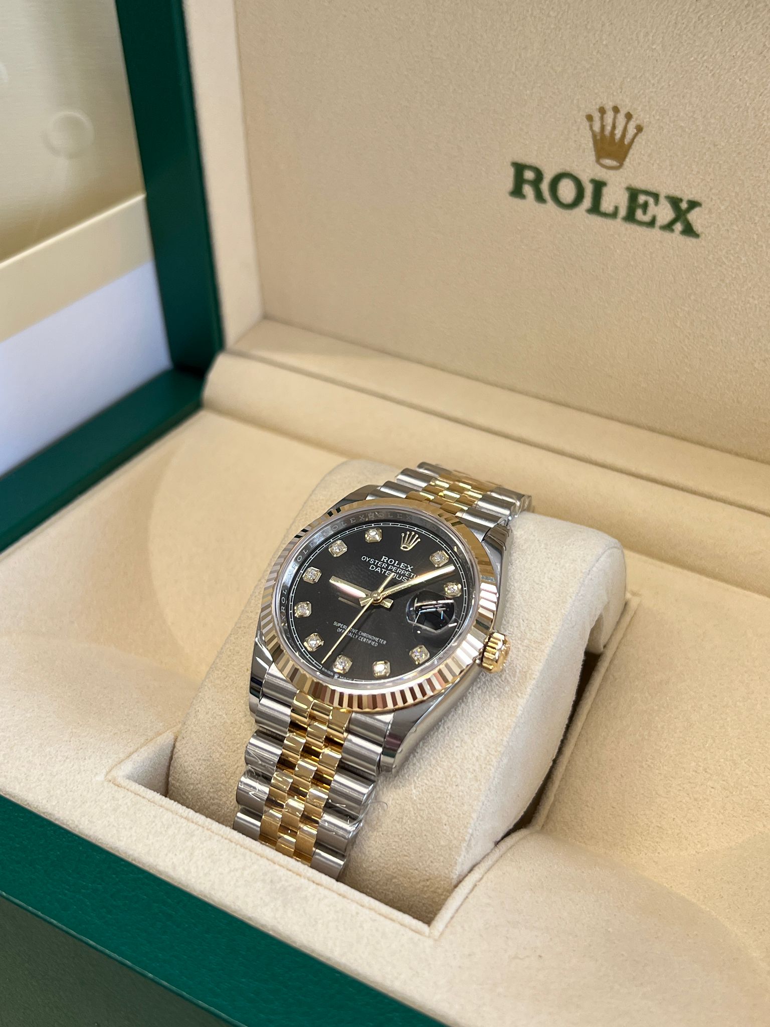 Rolex Datejust 36 126233G Schwarzes Jubiläum 2025