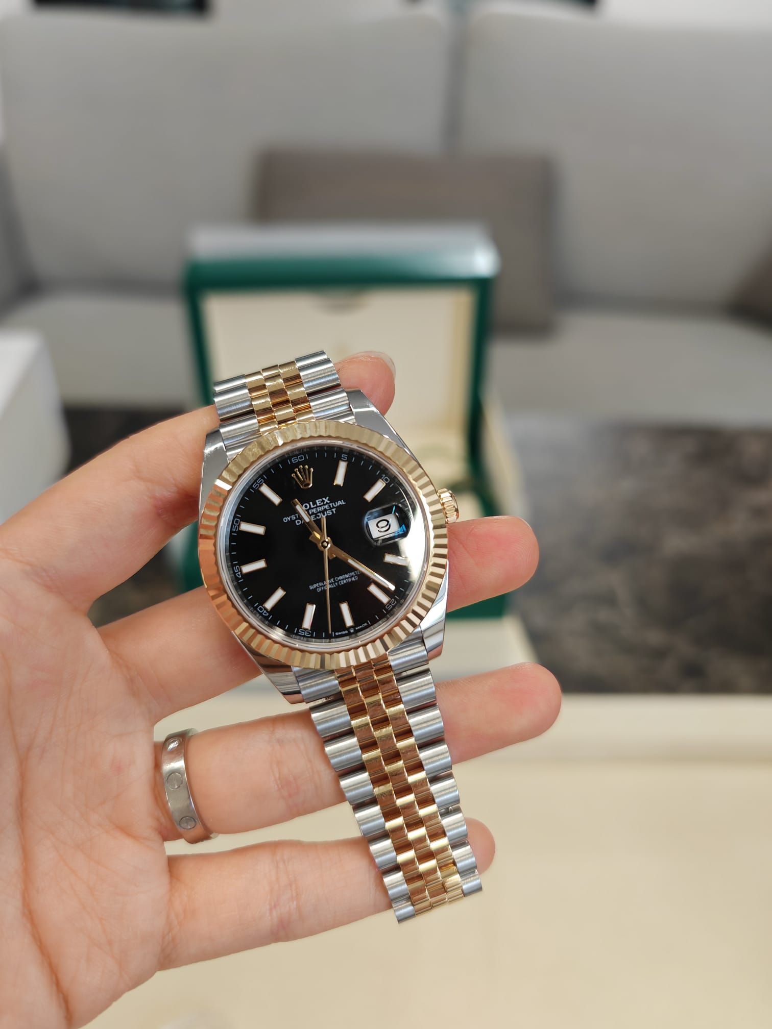 Rolex Datejust 41 126333 BLACK INDEX JUB
